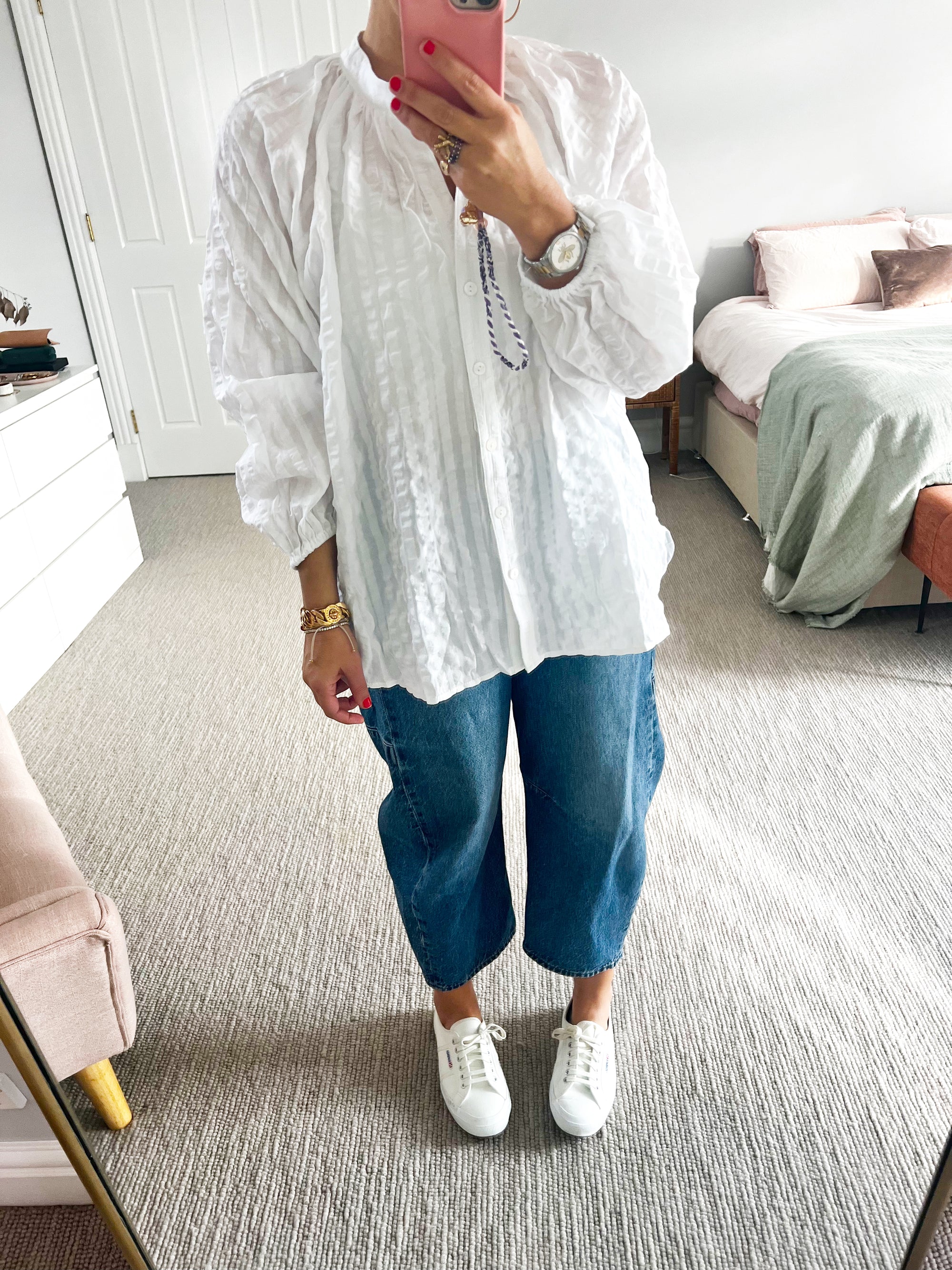 Kiik Luxe - white blouse * pre-loved *