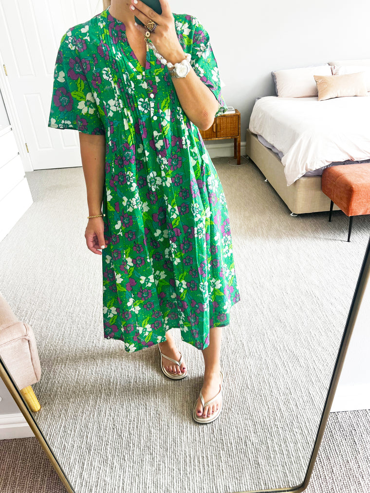 Naudic - Symphony green dress