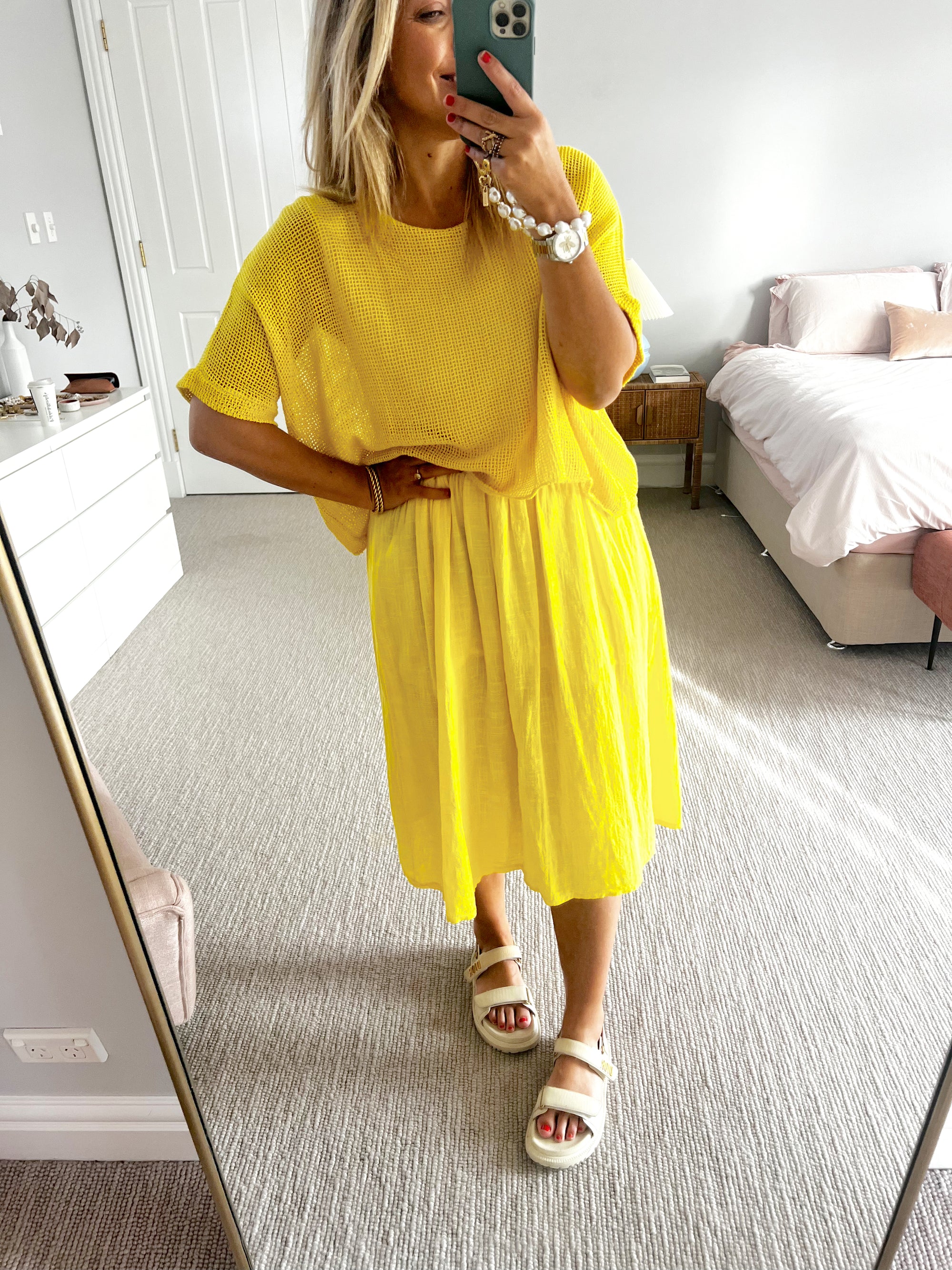 TSM - Solange midi yellow