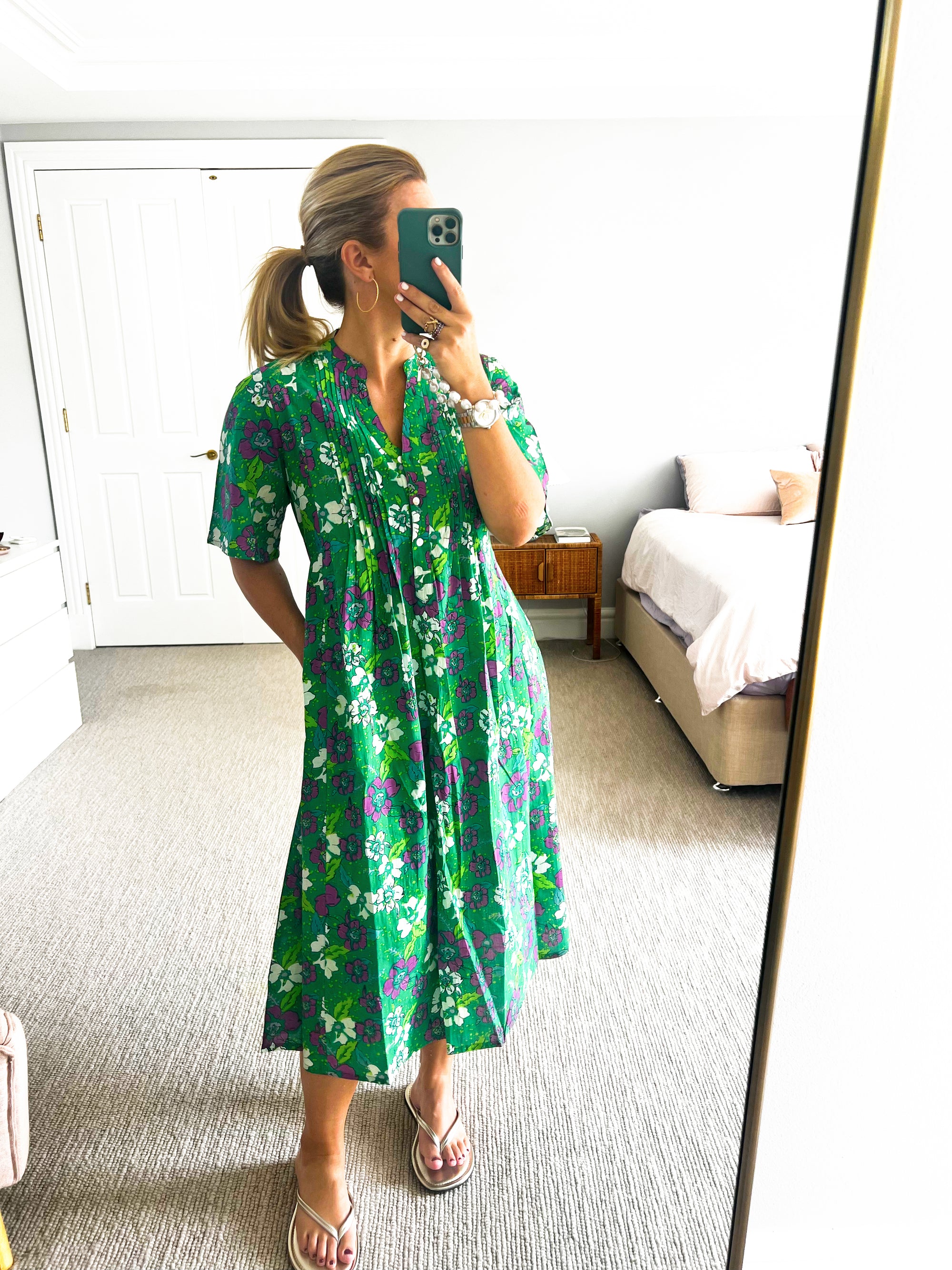 Naudic - Symphony green dress