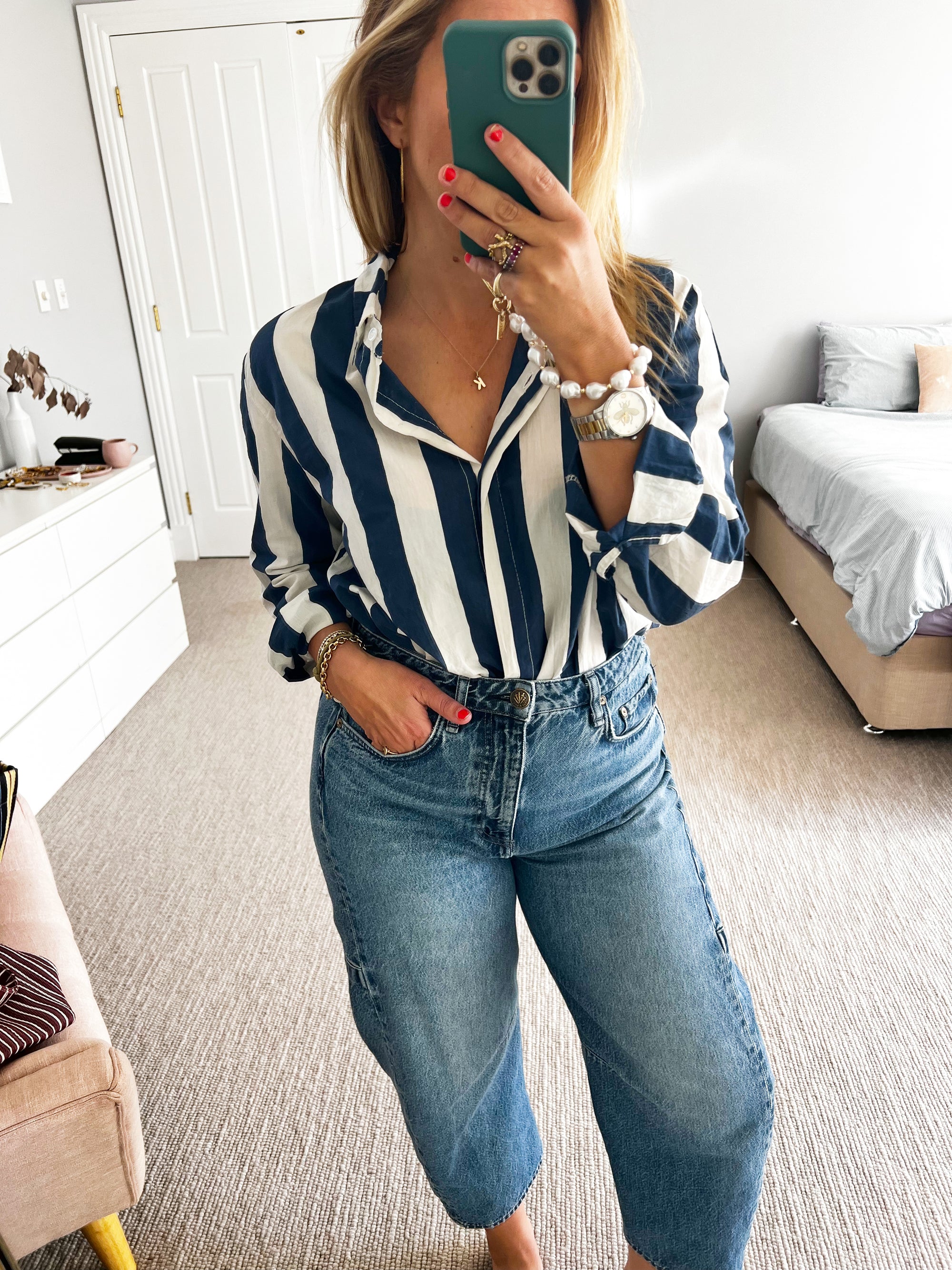 TSM - Delphine stripe shirt