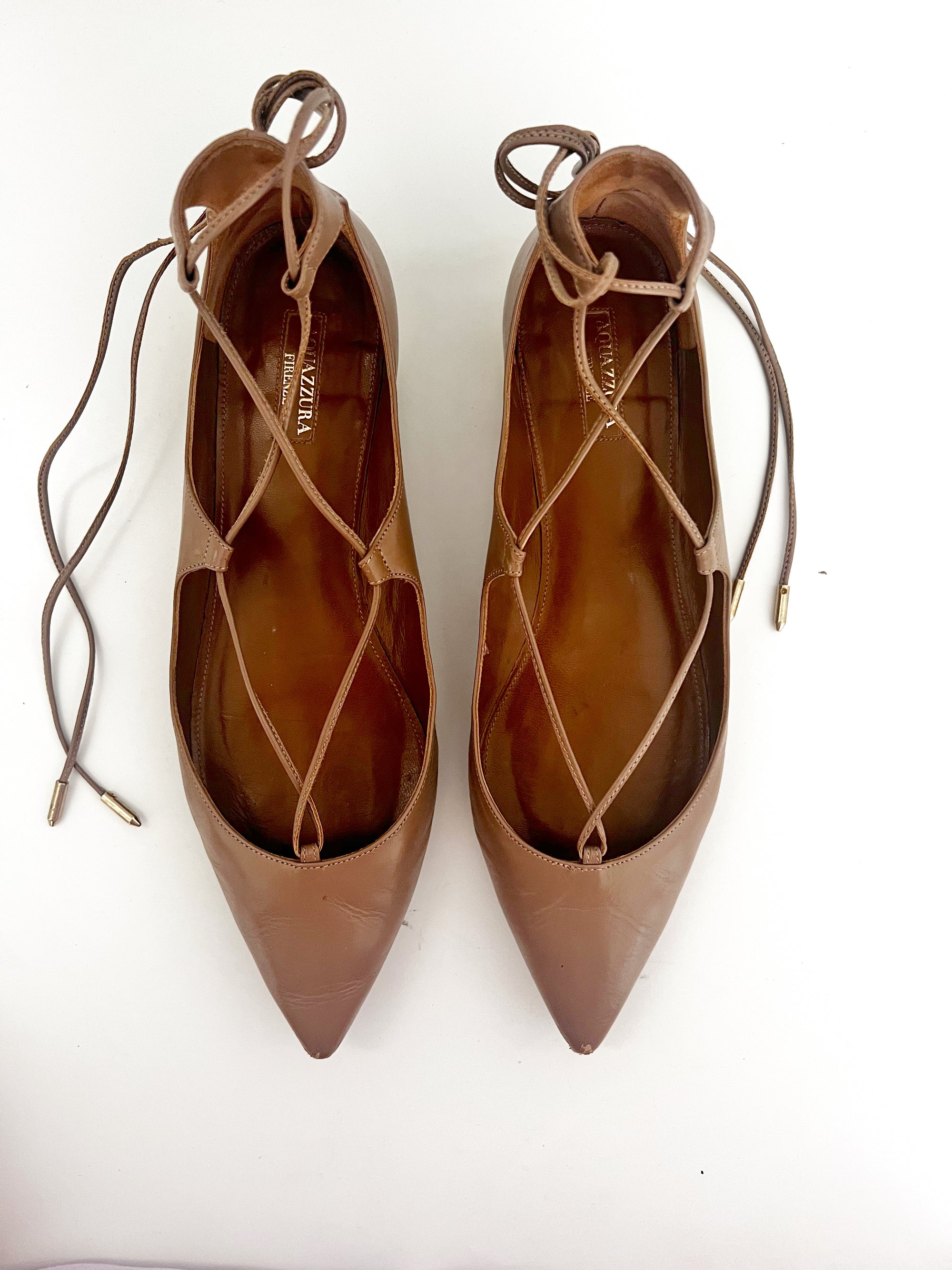 Kaitie's Closet - Aquazurra flats  * pre-loved *