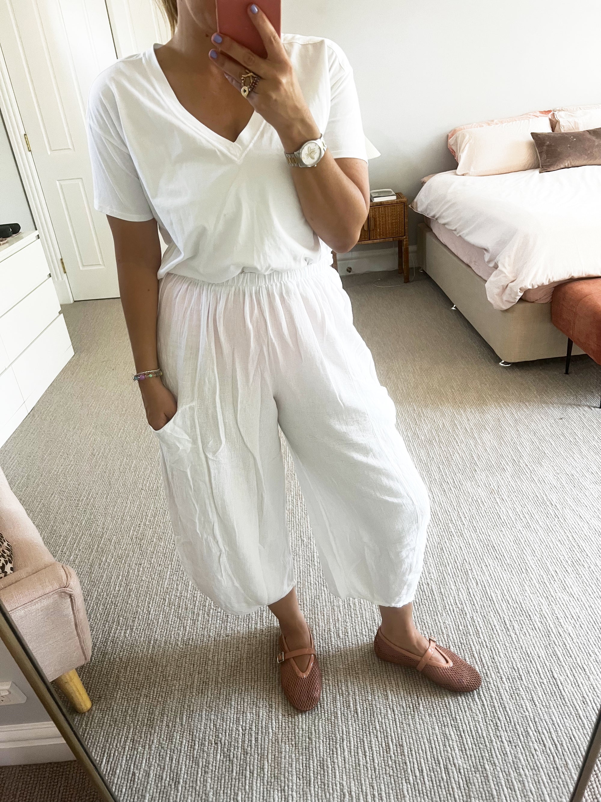 TSM - Anoushka pants - white