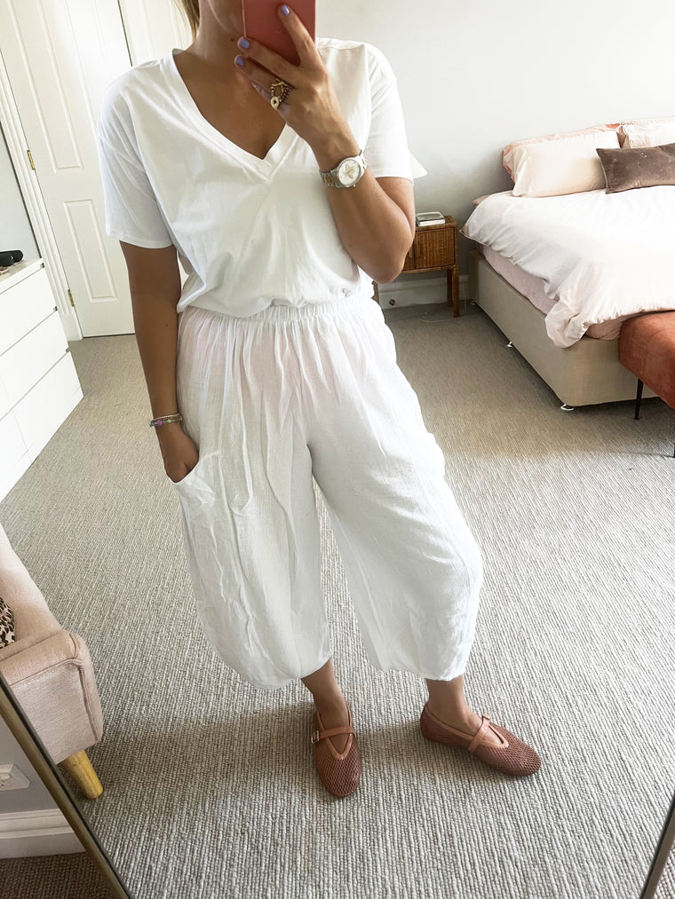 TSM - Anoushka pants - white