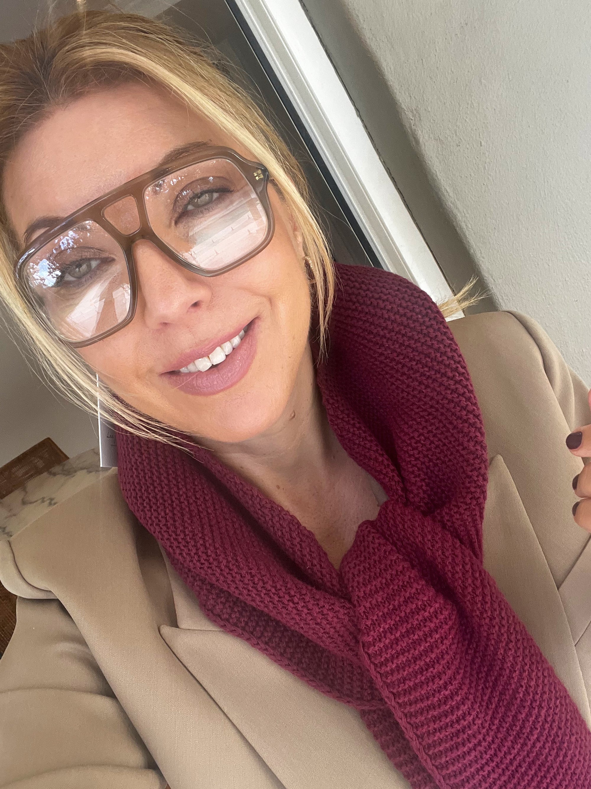 TSM - Sophie hood / scarf bordeaux **