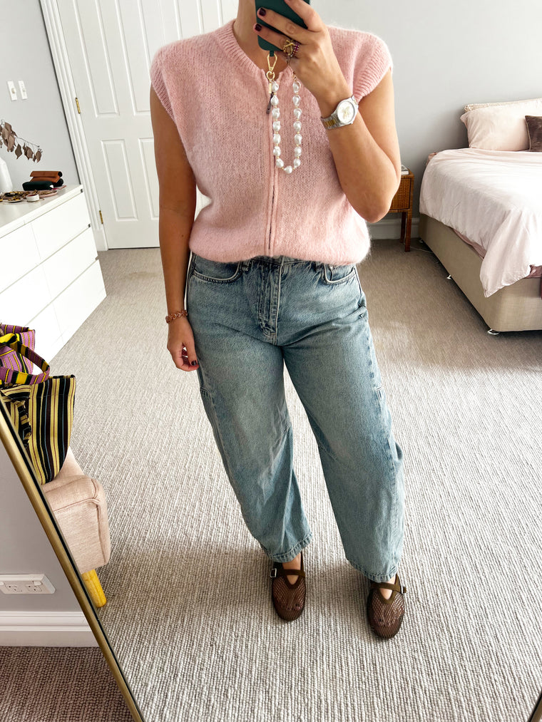 TSM - Celeste mohair vest - pink