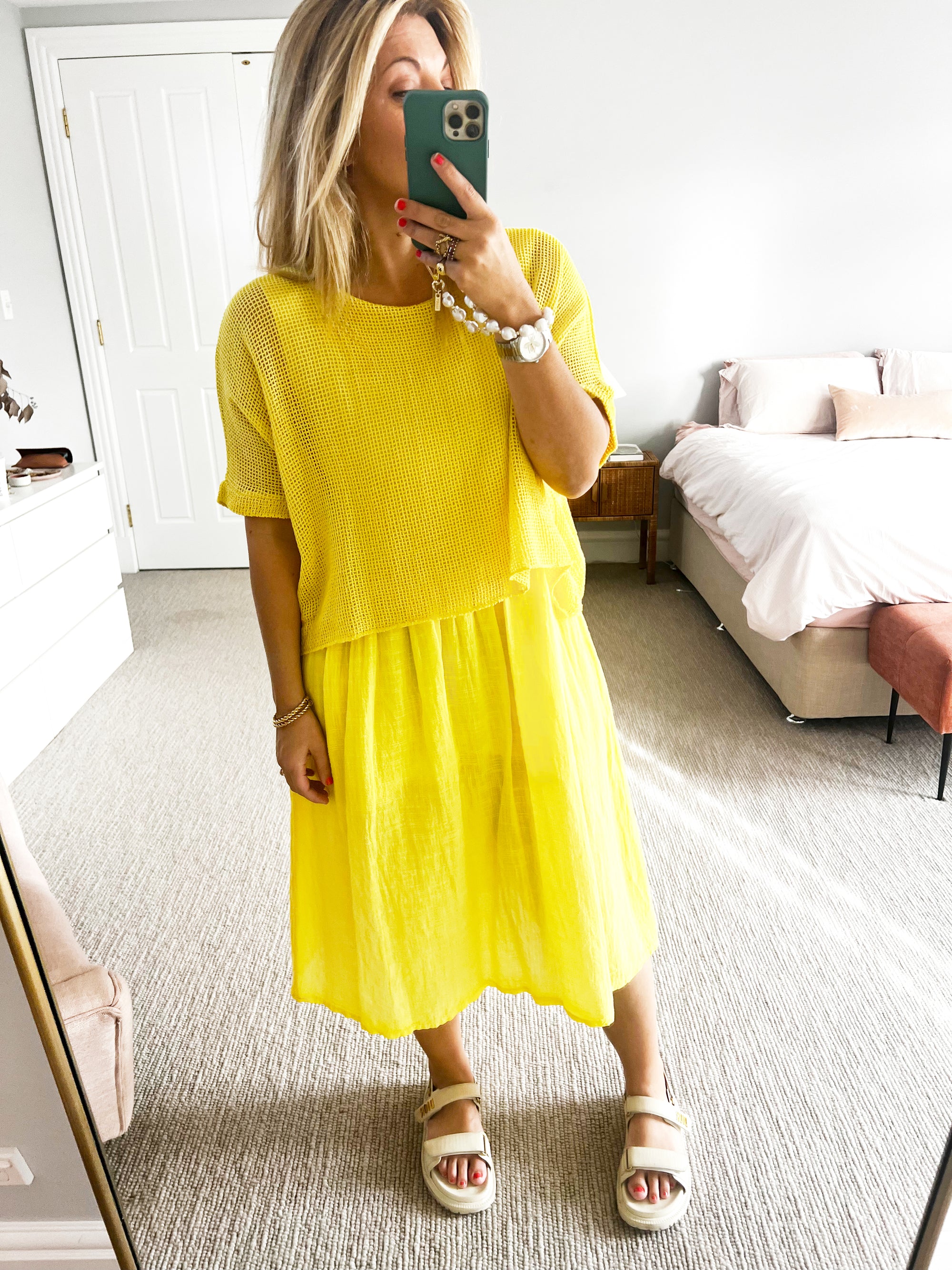 TSM - Solange midi yellow