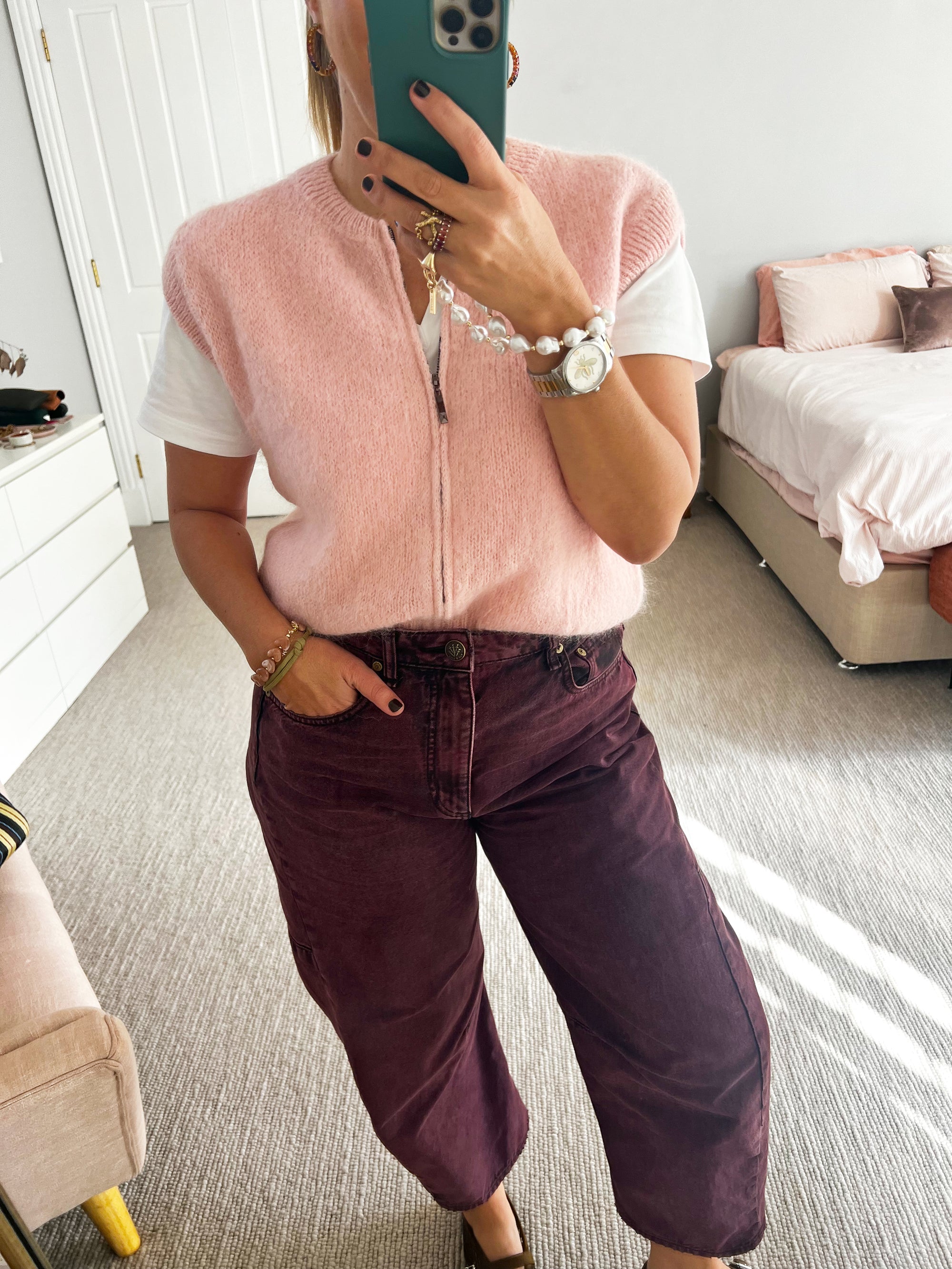 TSM - Celeste mohair vest - pink