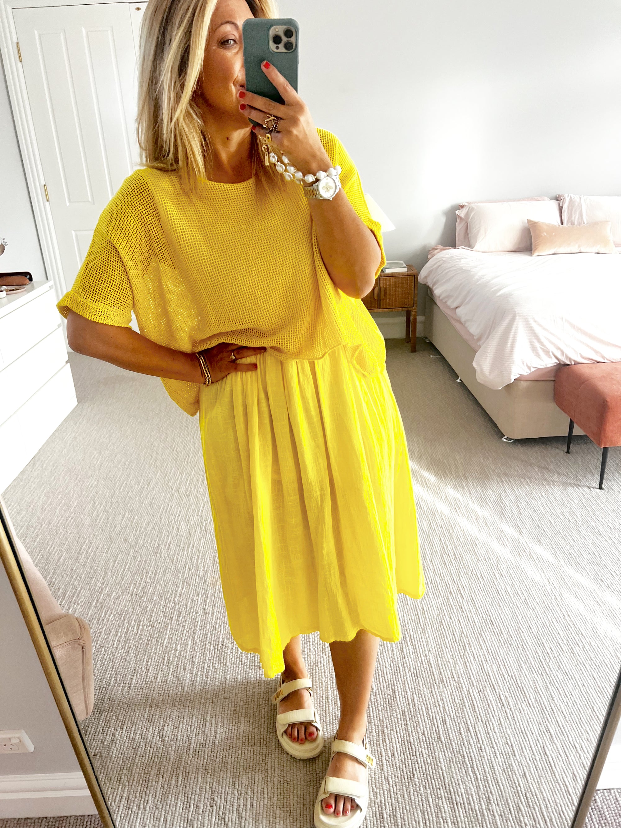 TSM - Solange midi yellow