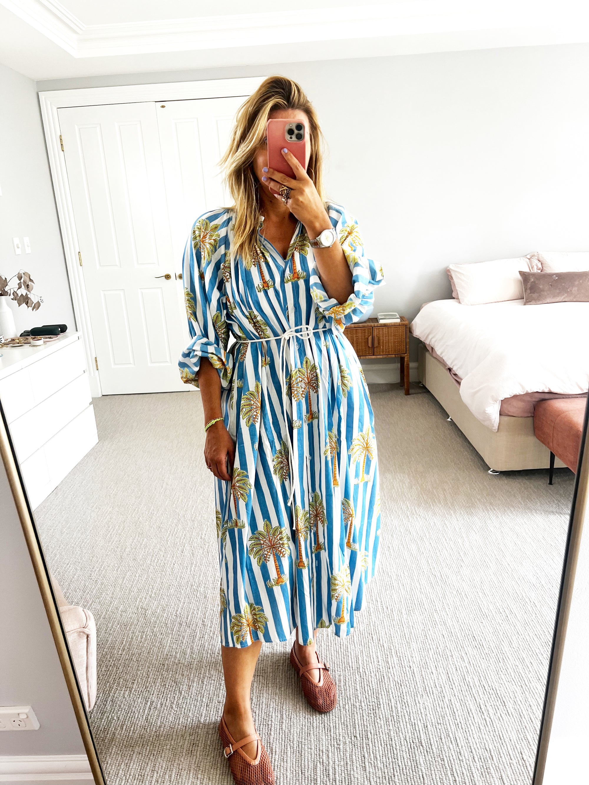 Roselle - Cabana dress blue **