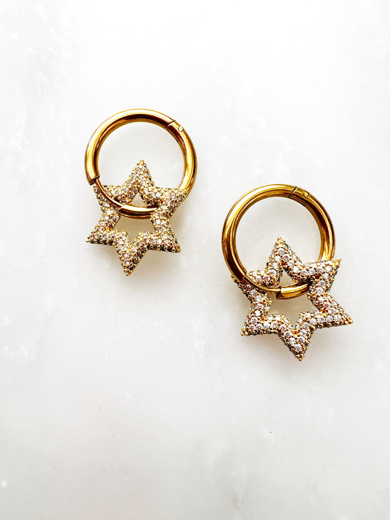 Bazou - Star hoops **