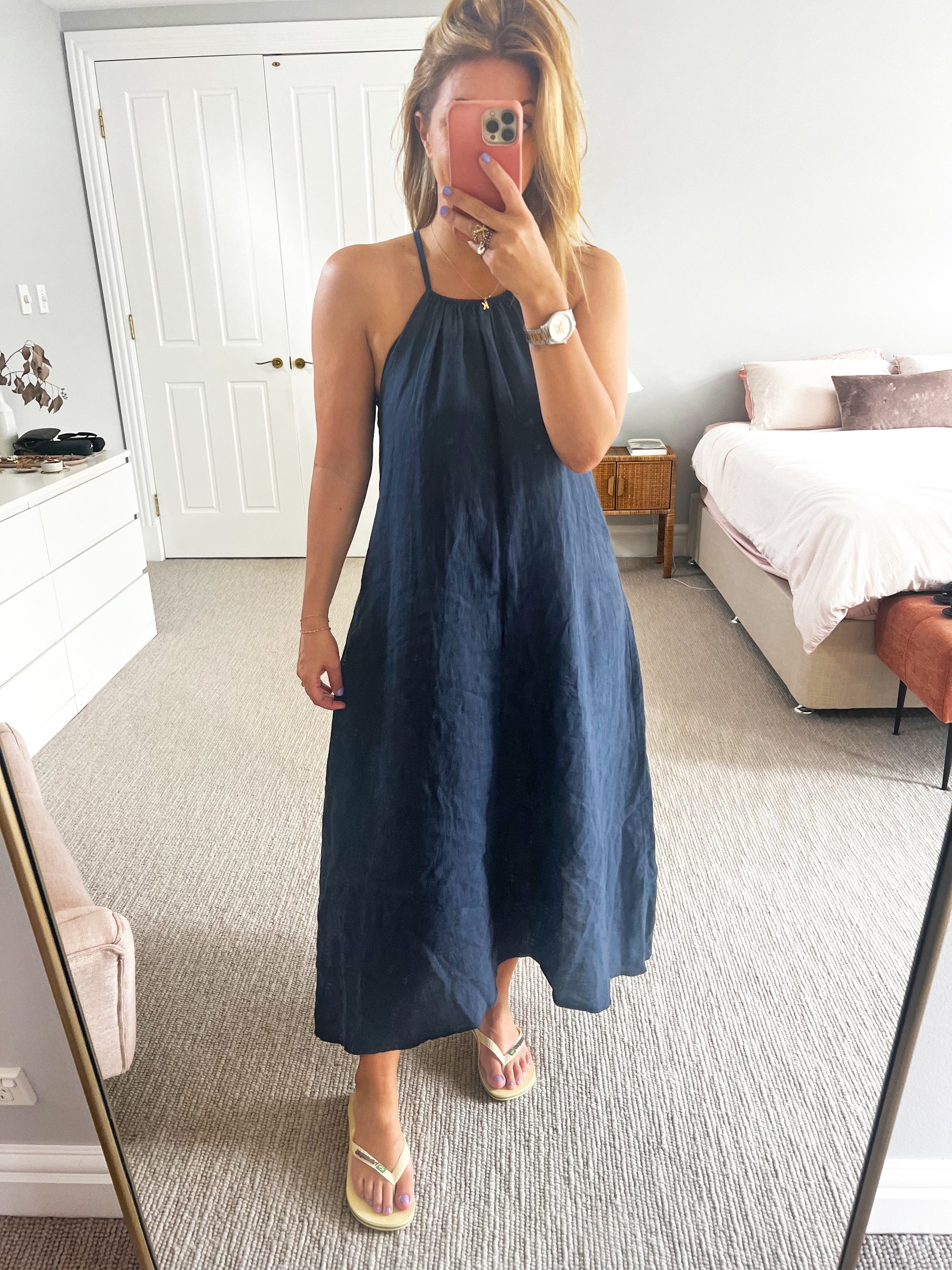 TSM - Gigi dress - navy ** pre-loved **