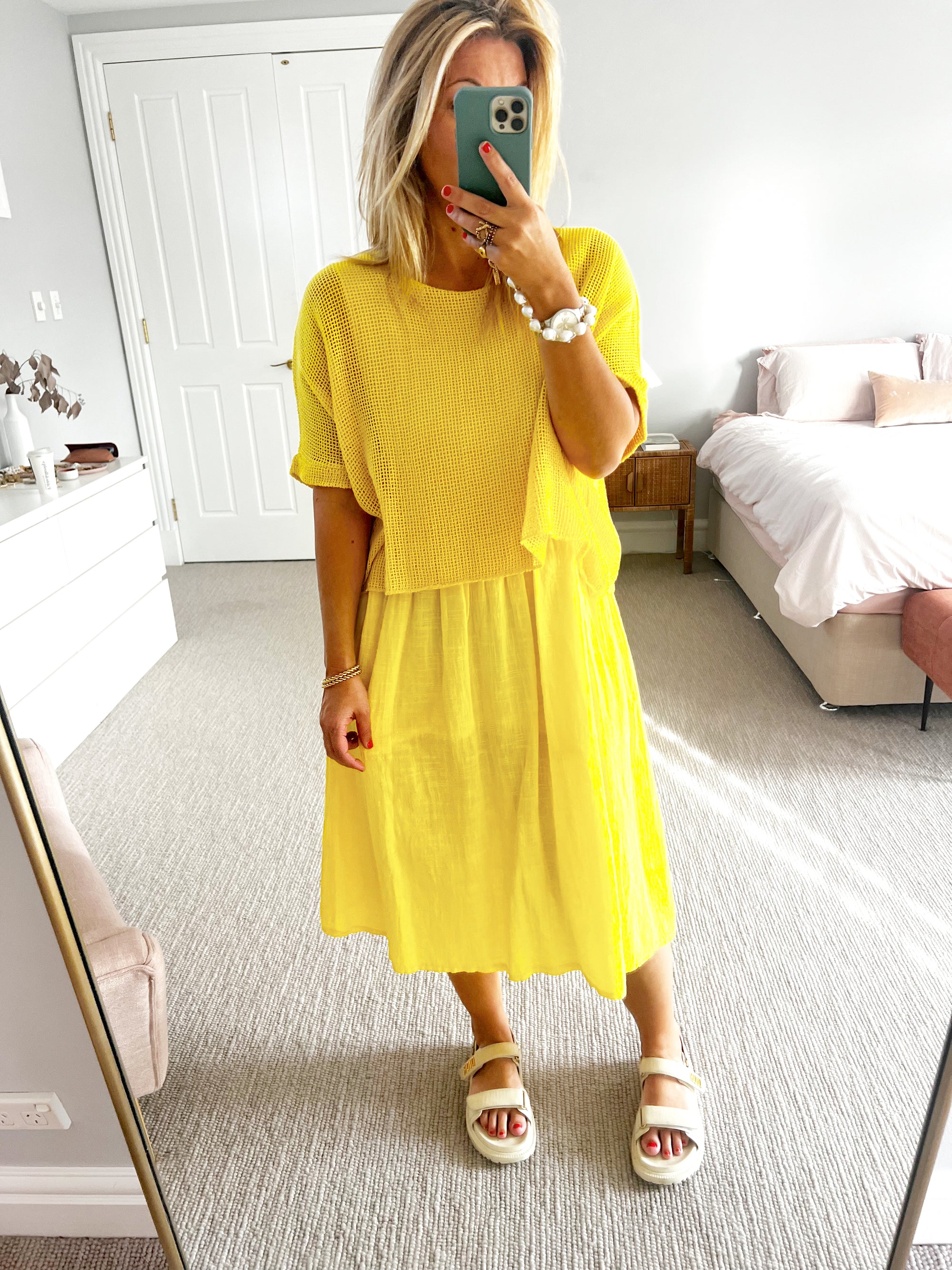 TSM - Solange midi yellow