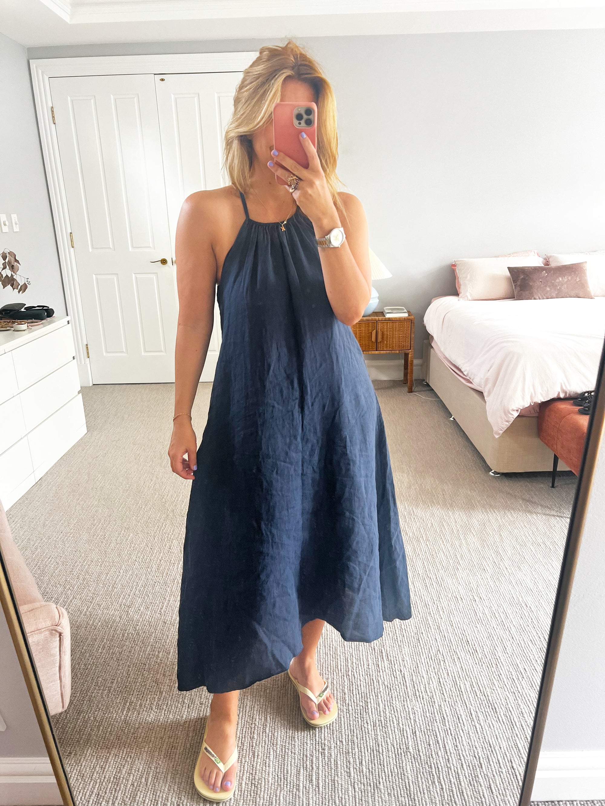 TSM - Gigi dress - navy ** pre-loved **