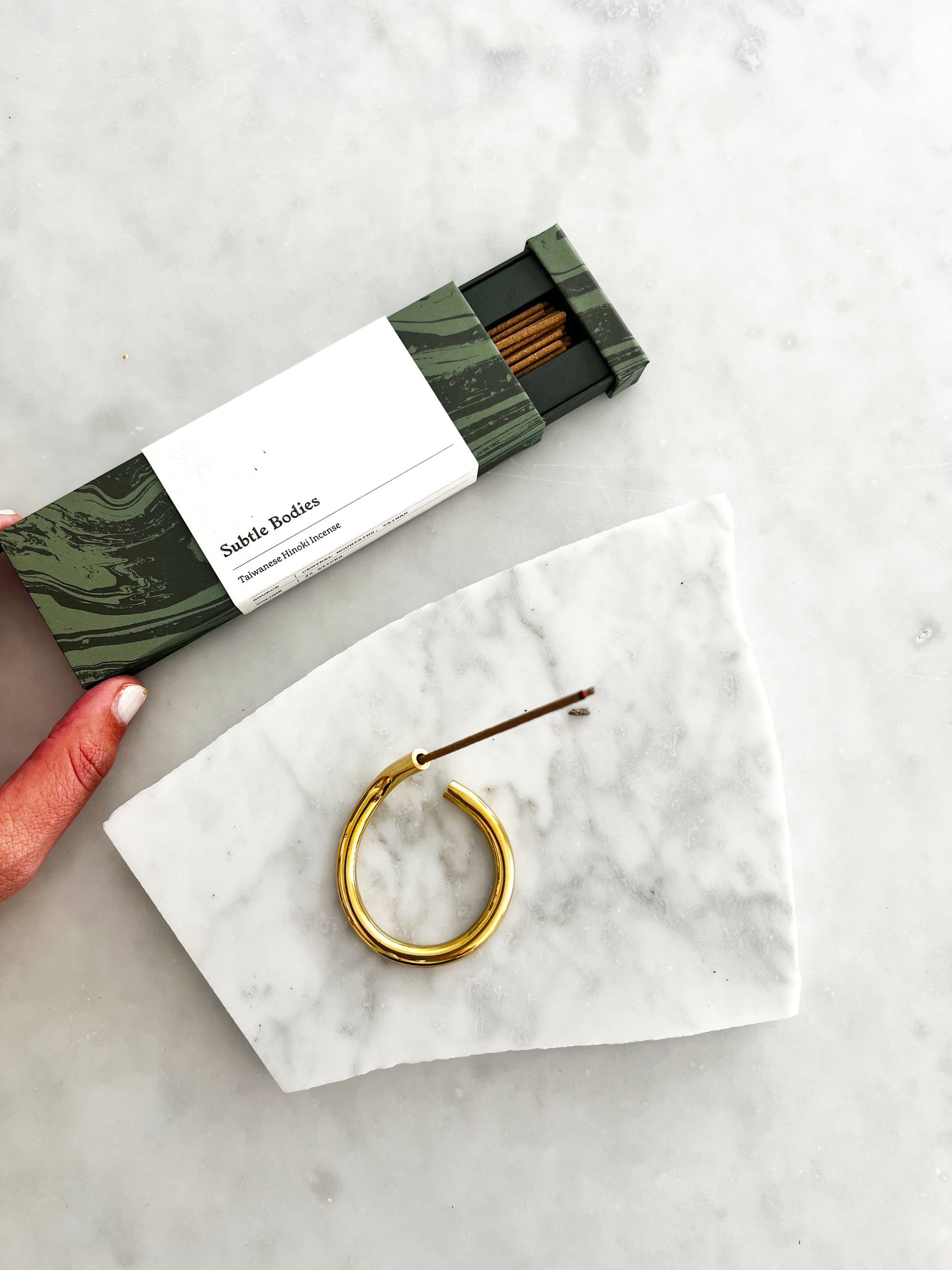 Subtle Bodies - Brass Incense holder