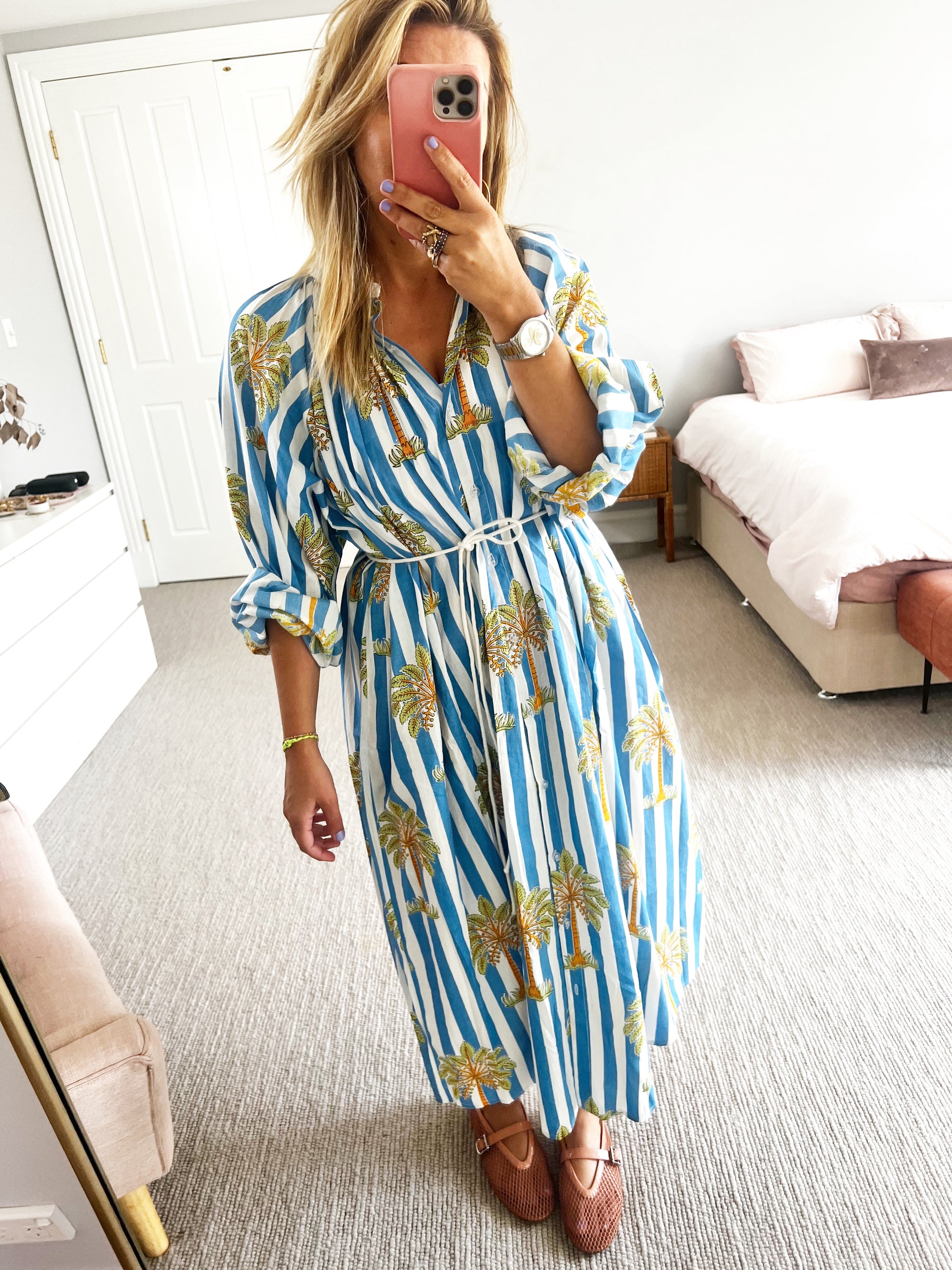 Roselle - Cabana dress blue **