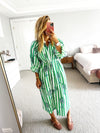 Roselle - Cabana dress green **