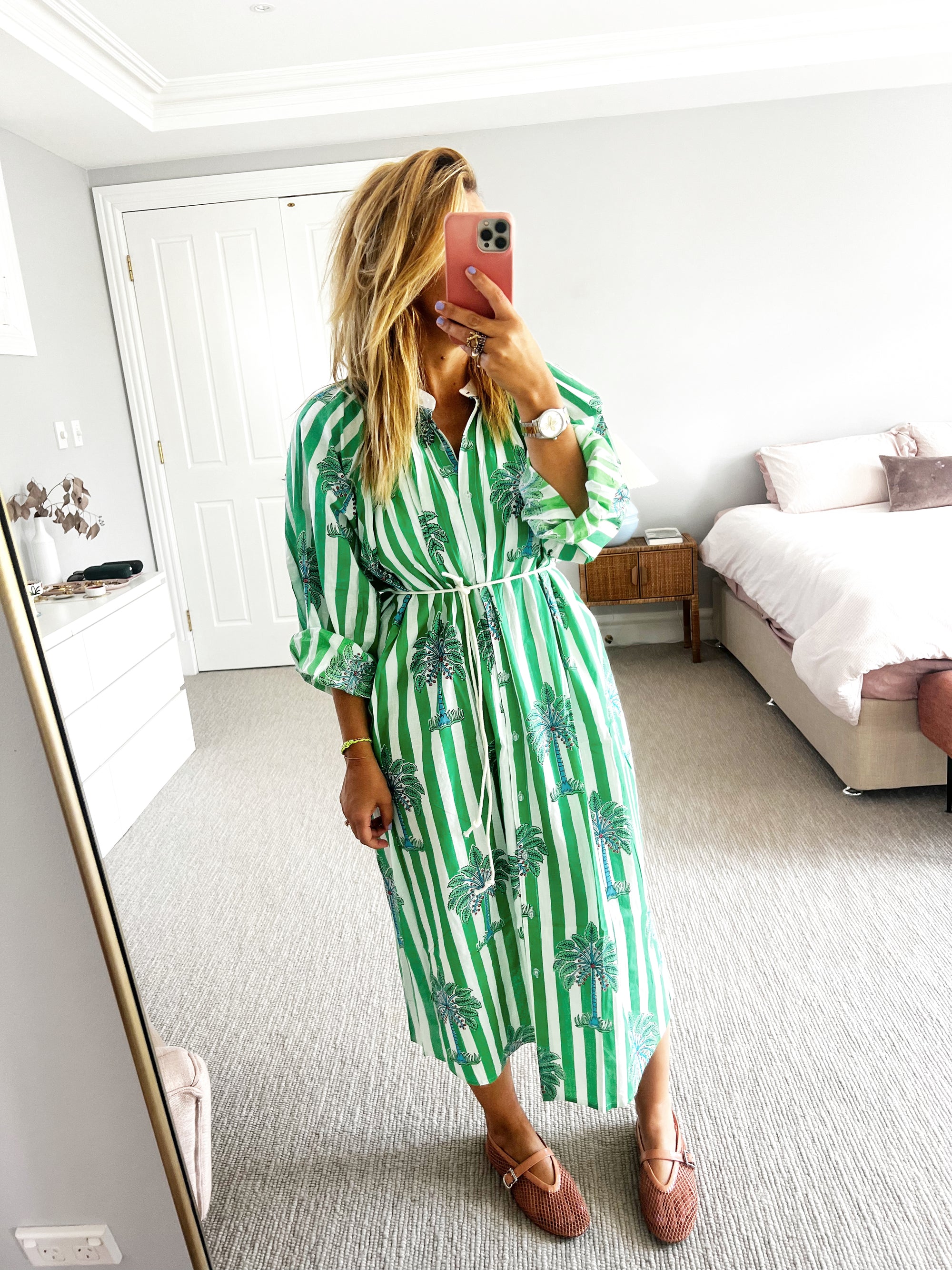 Roselle - Cabana dress green