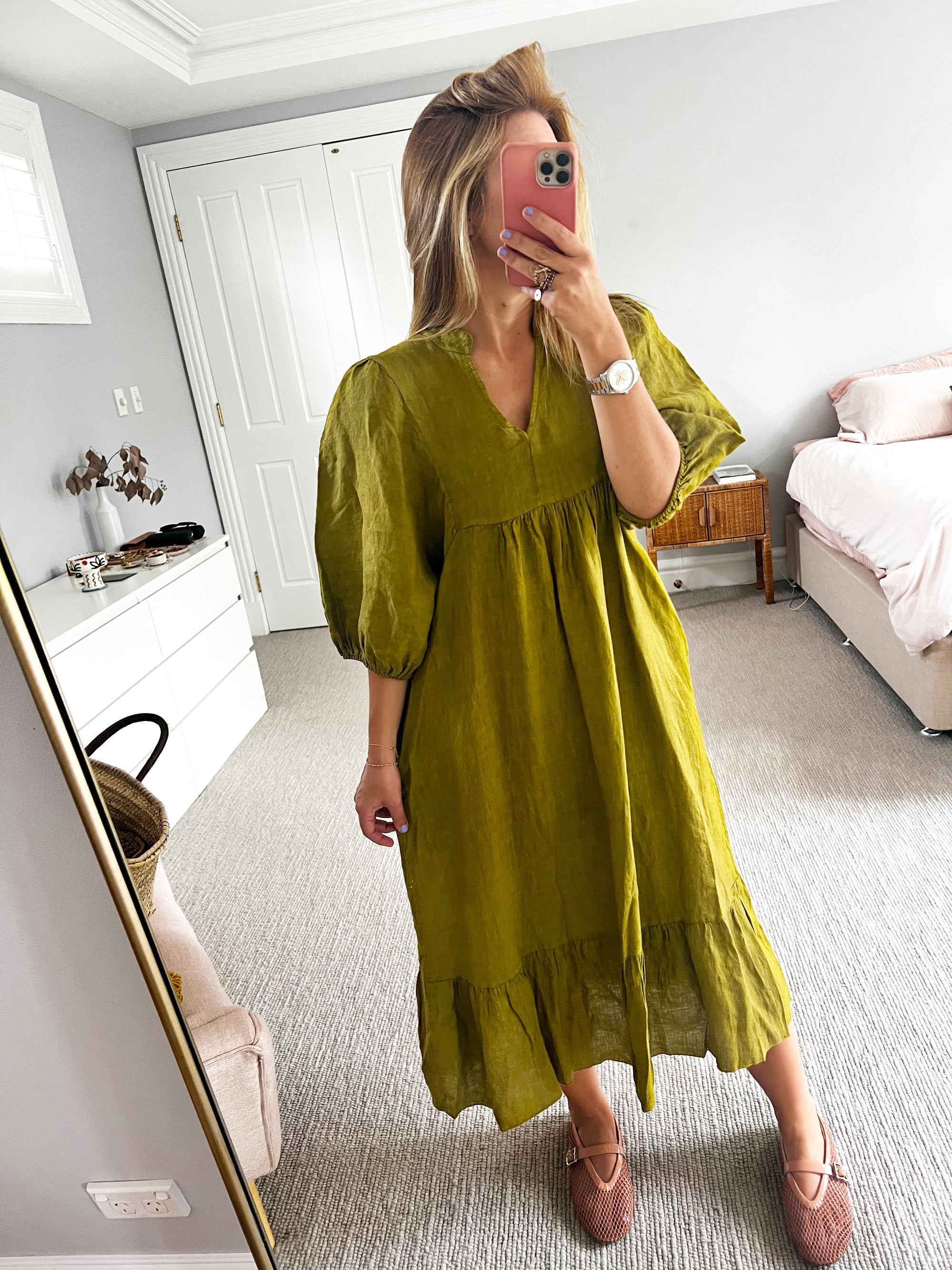 TSM - Yasmine dress - olive