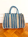 The Jacksons - Stripe blue and orange bag