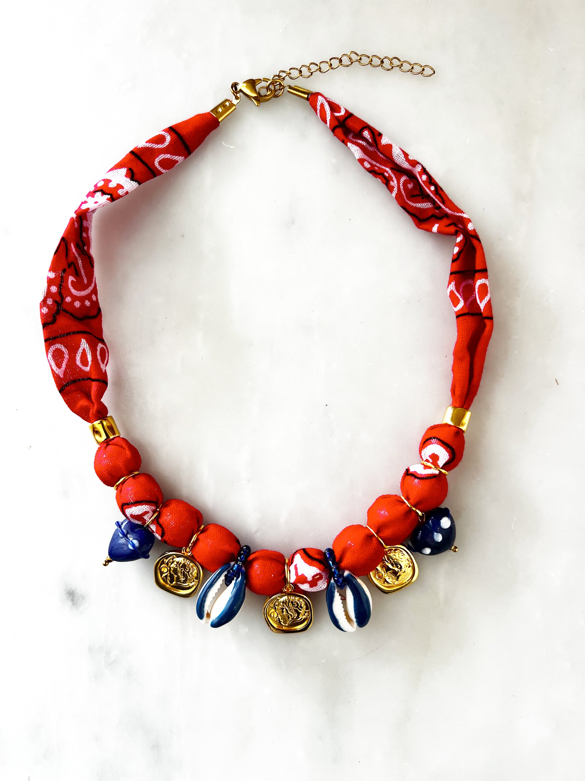 Goupi - Charm bandana necklace