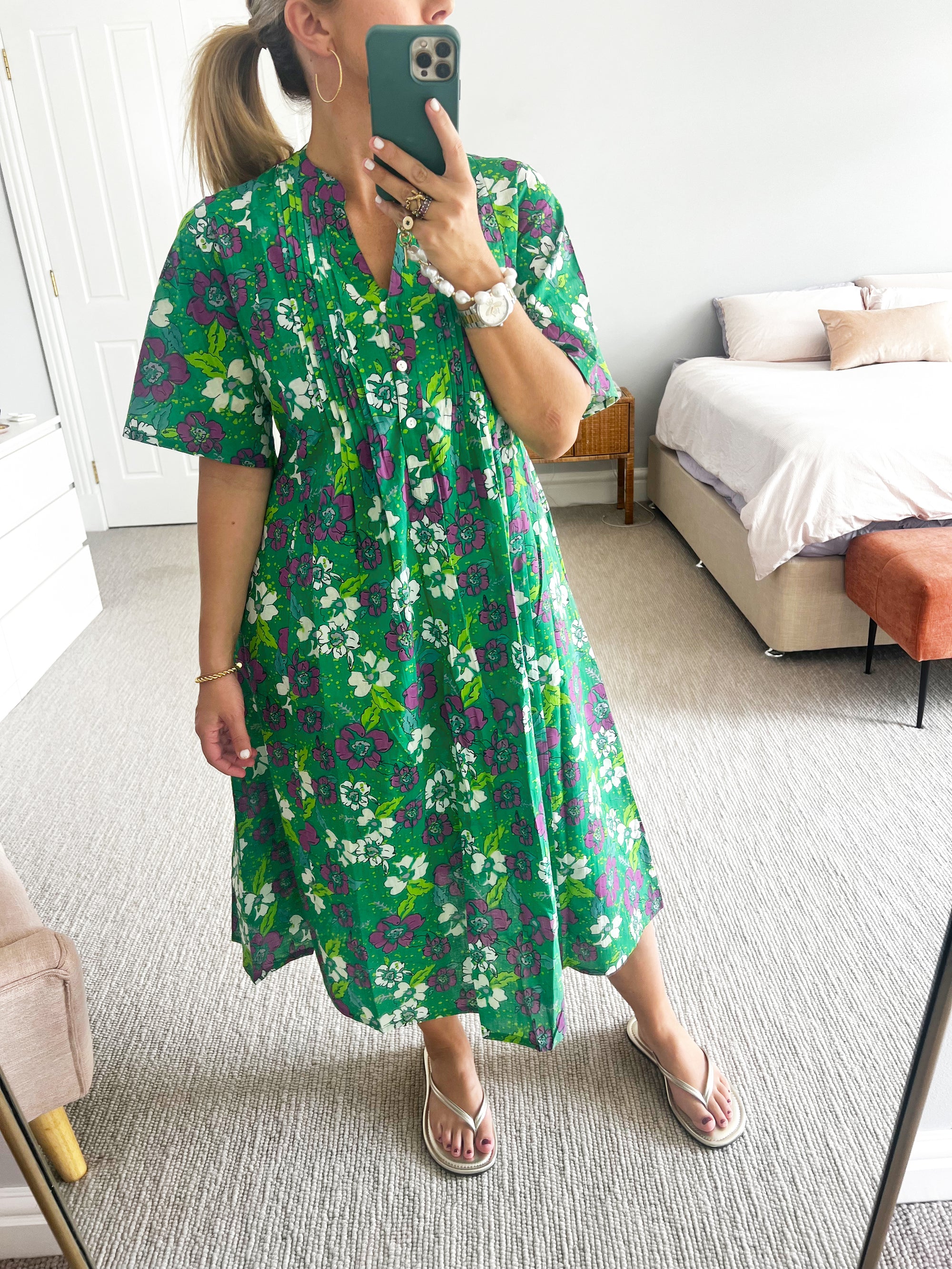Naudic - Symphony green dress