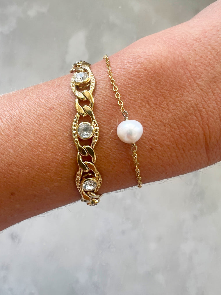 Helles - Alba pearl bracelet