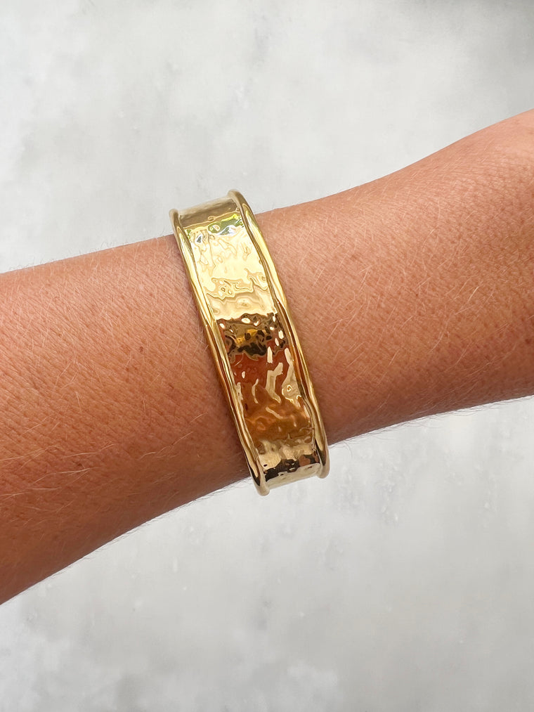 Bazou - gold cuff