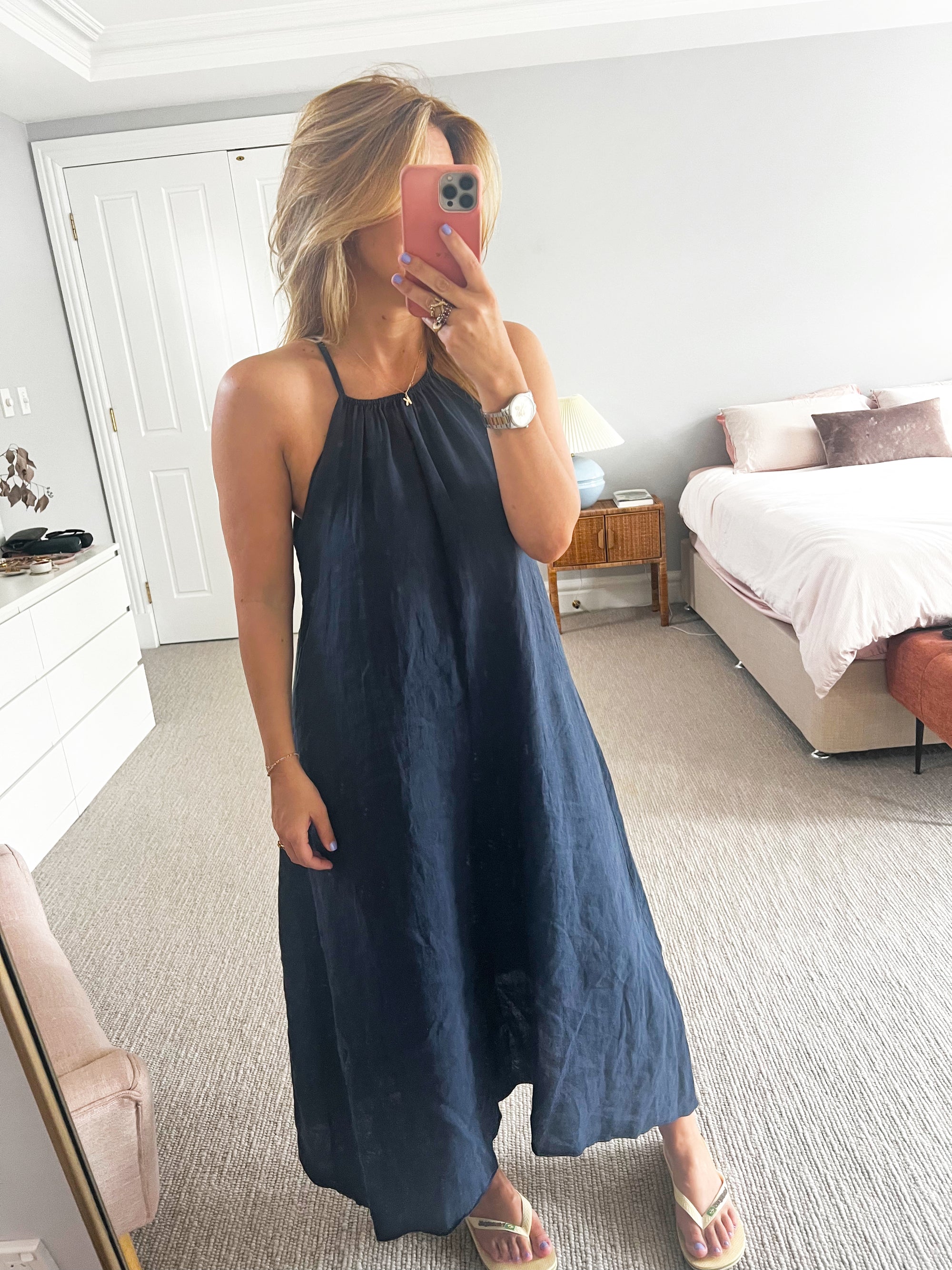 TSM - Gigi dress - navy ** pre-loved **