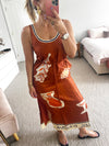 Alemais - Soleil D'Amour Silk Midi dress