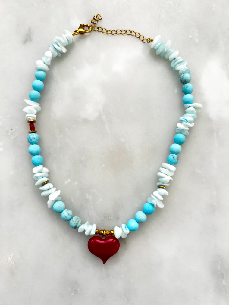 Goupi -  Turquoise necklace
