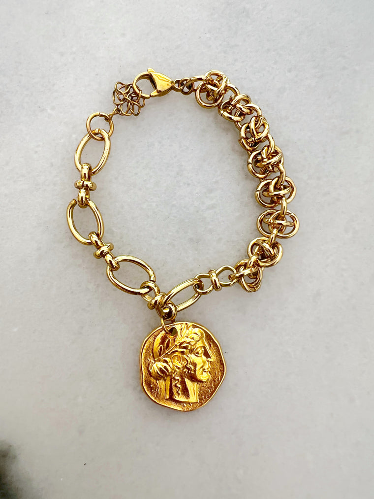 Goupi -  Coin gold bracelet