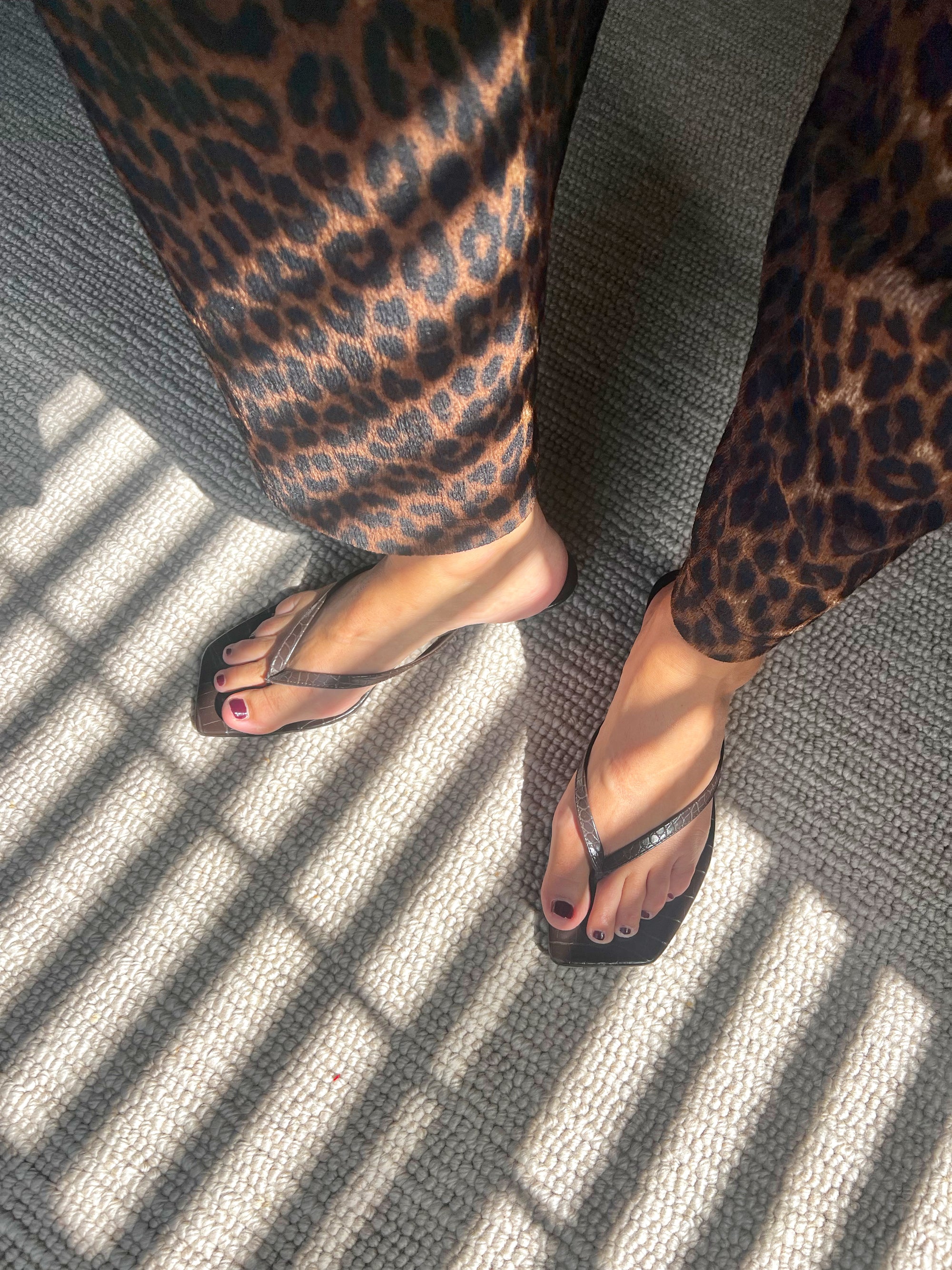 Kaitie's Closet - chocolate mules * pre-loved *