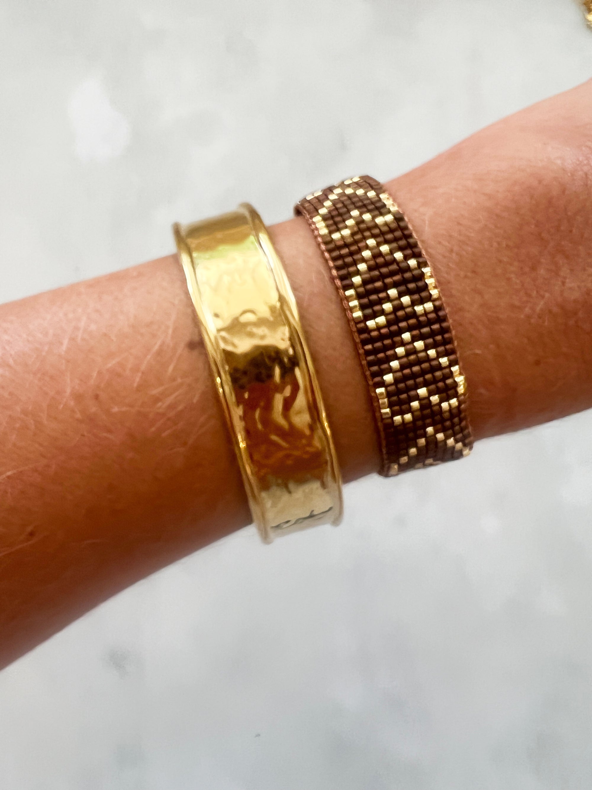 Bazou - woven hearts bracelet