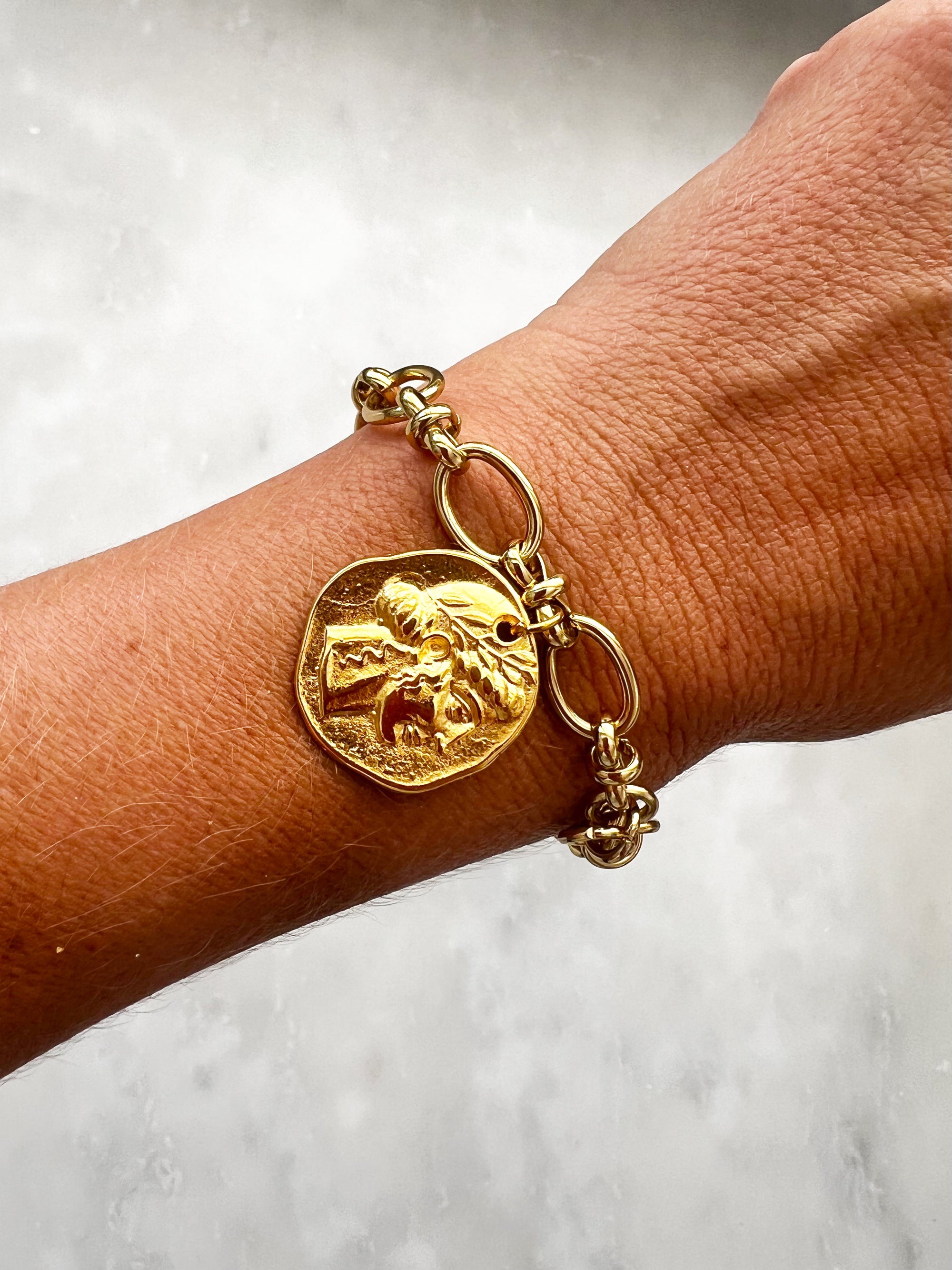 Goupi -  Coin gold bracelet