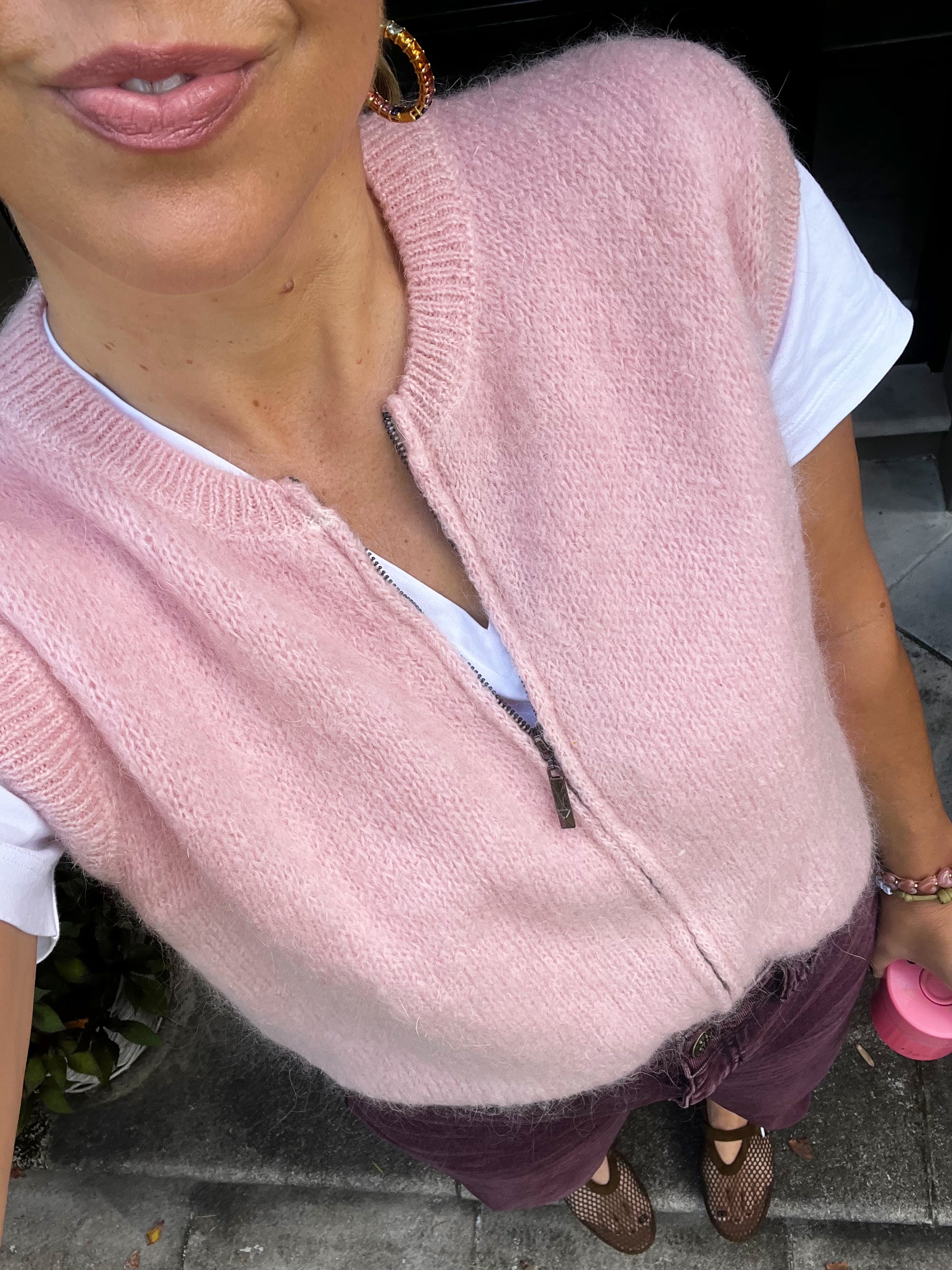 TSM - Celeste mohair vest - pink