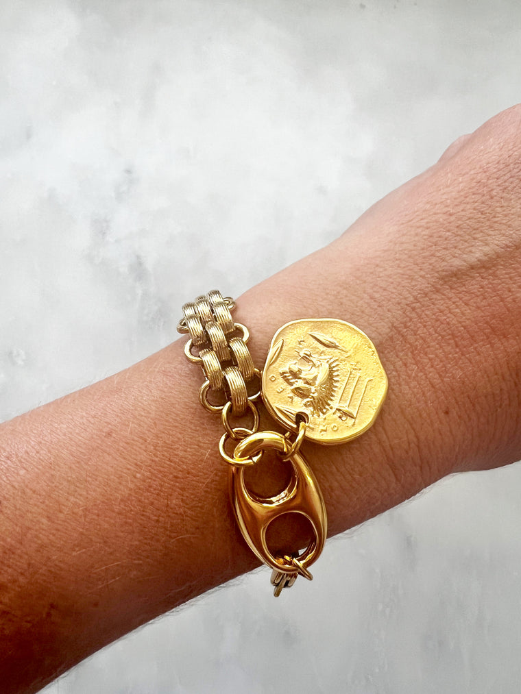 Goupi -  Coin bracelet **