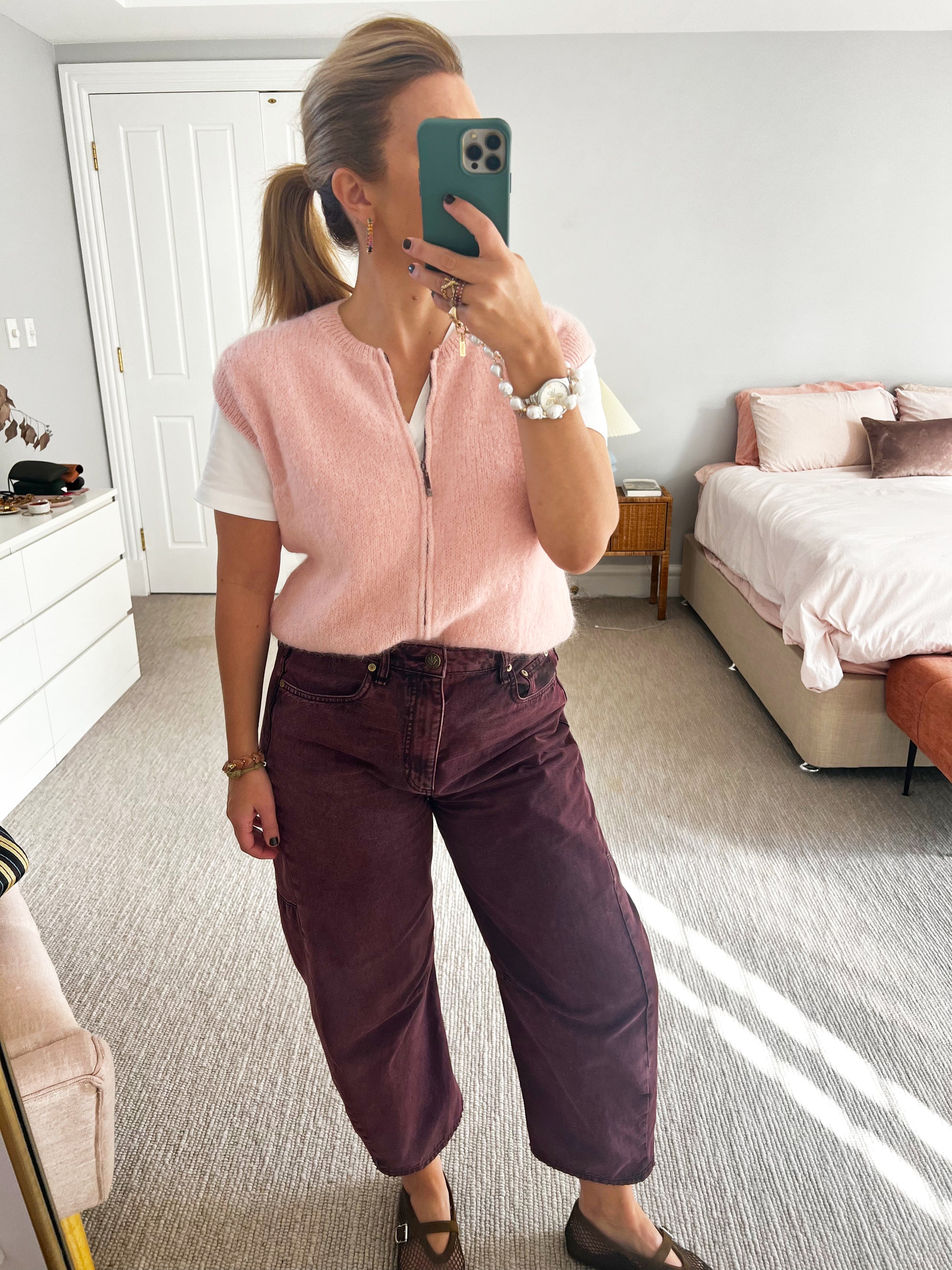 TSM - Celeste mohair vest - pink