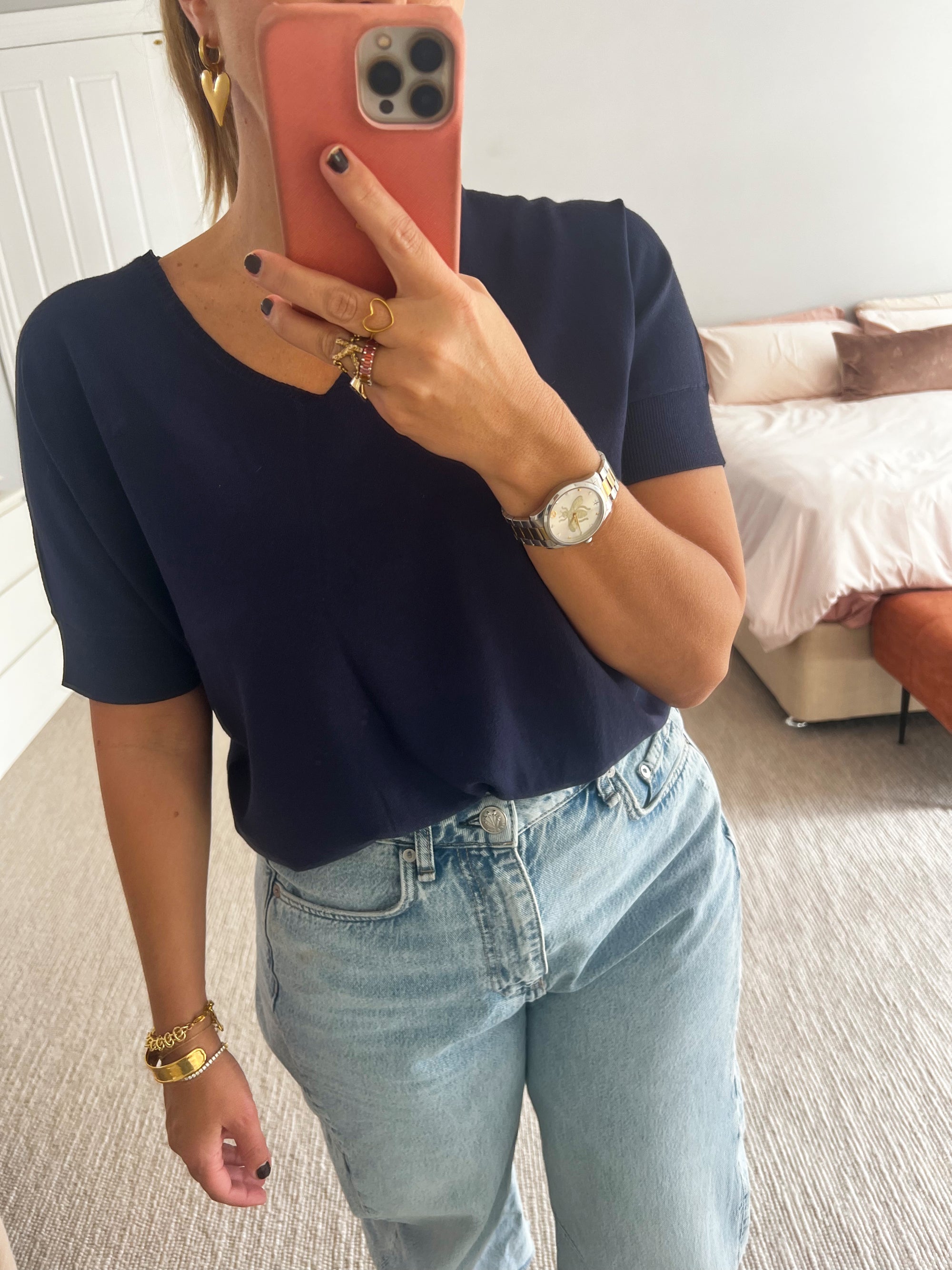 TSM - Everyday knit tee - navy
