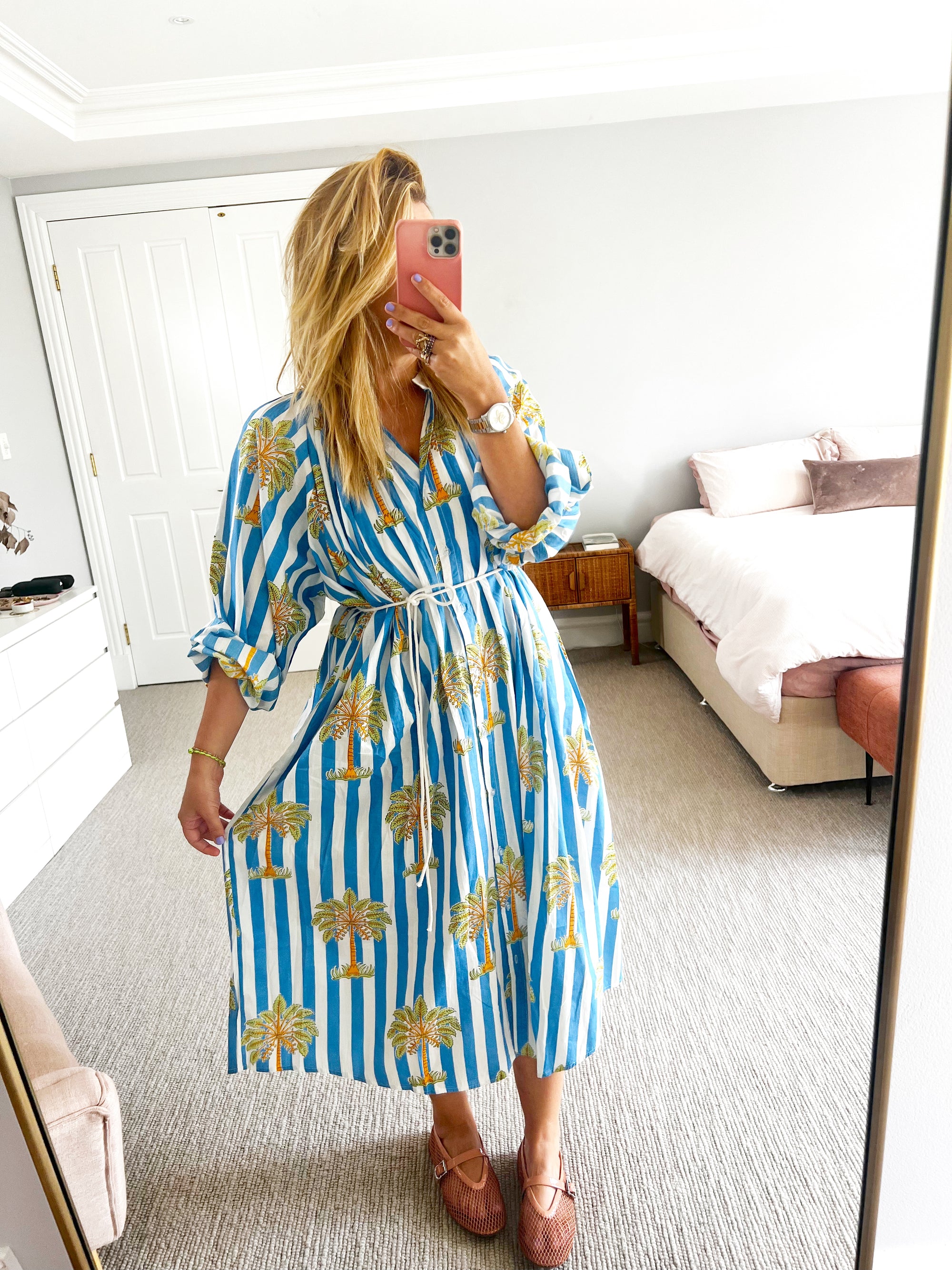 Roselle - Cabana dress blue **