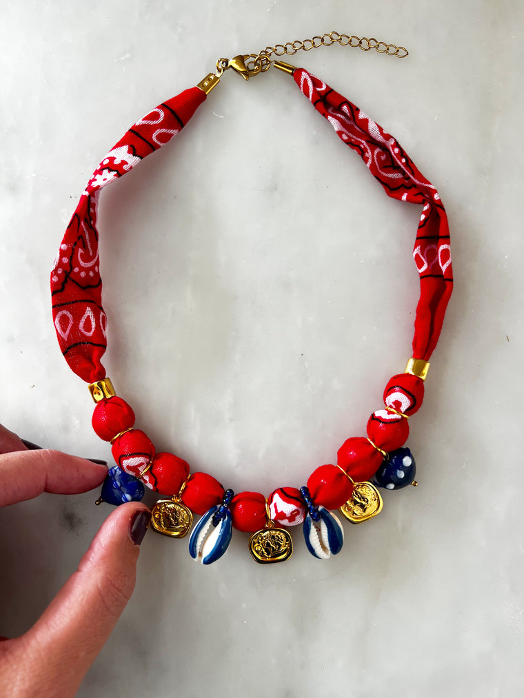 Goupi - Charm bandana necklace