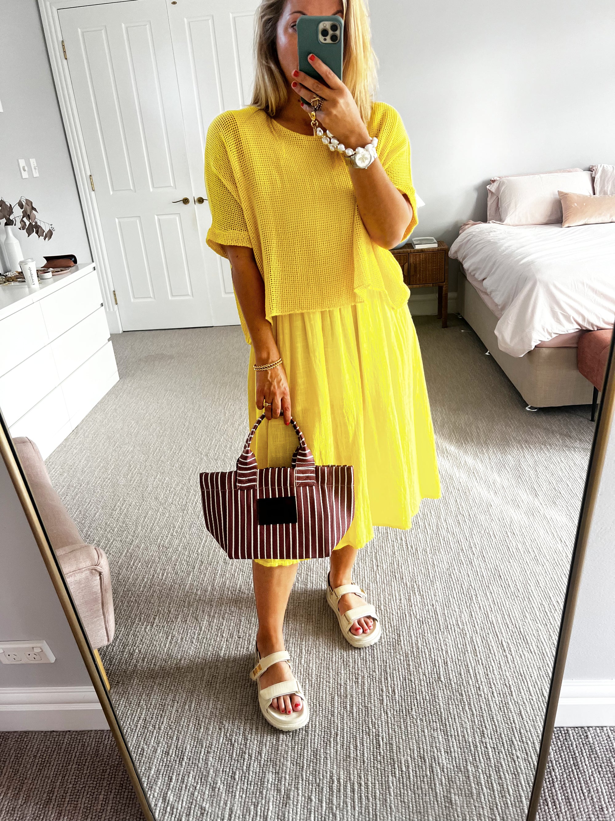 TSM - Solange midi yellow