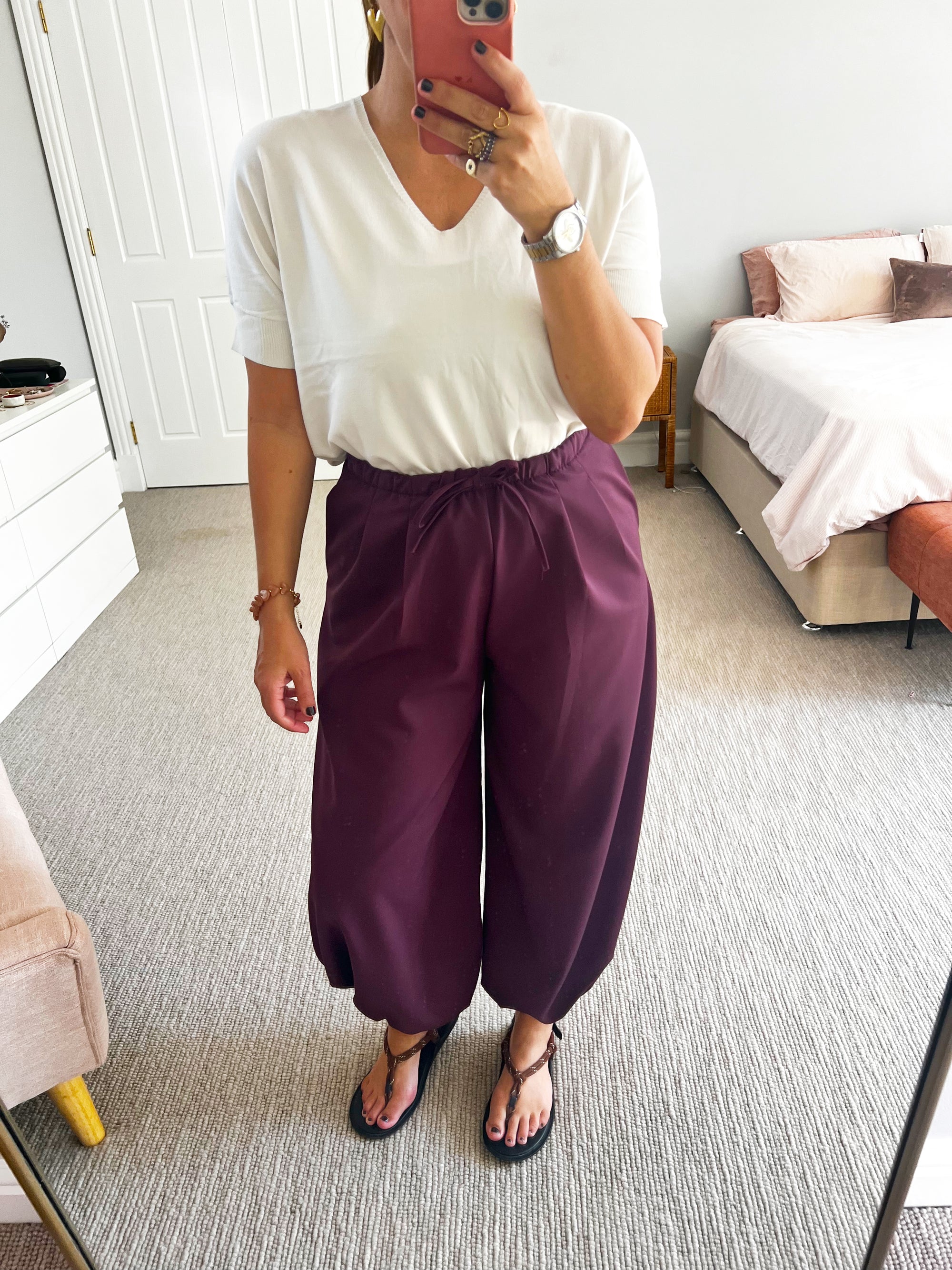 TSM - Suki pants - bordeaux