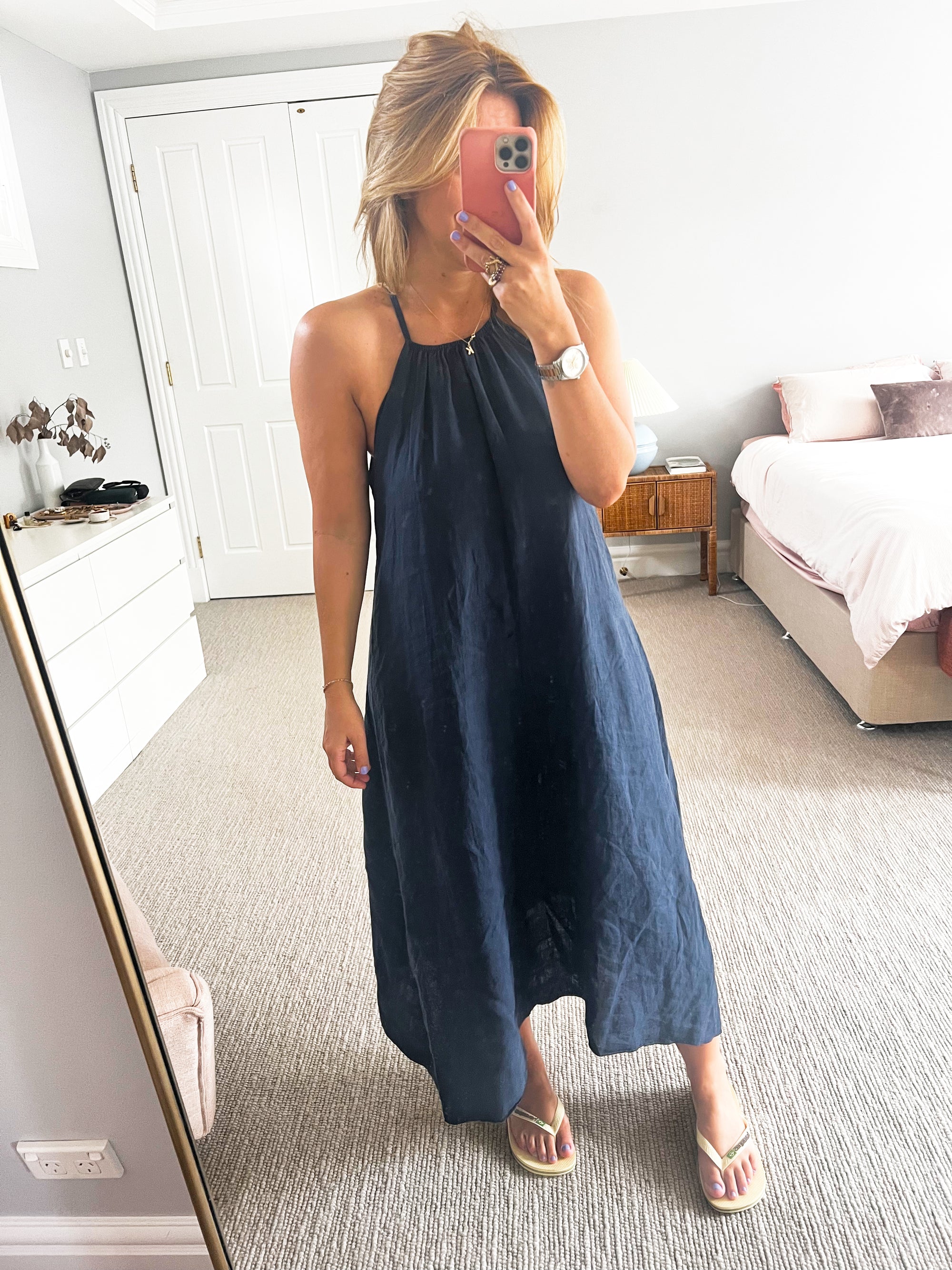 TSM - Gigi dress - navy ** pre-loved **