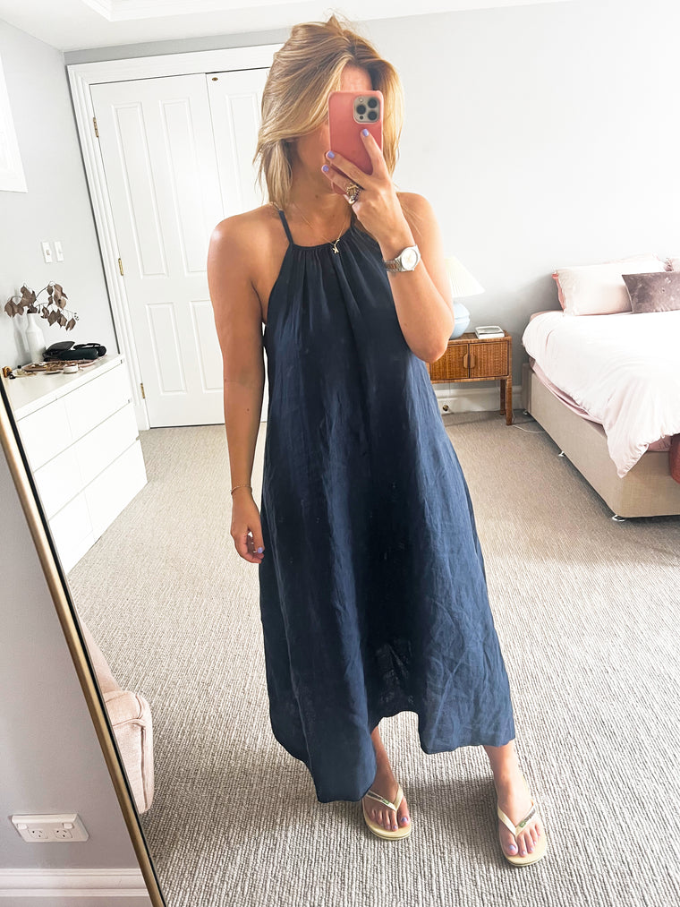 TSM - Gigi dress - navy ** pre-loved **