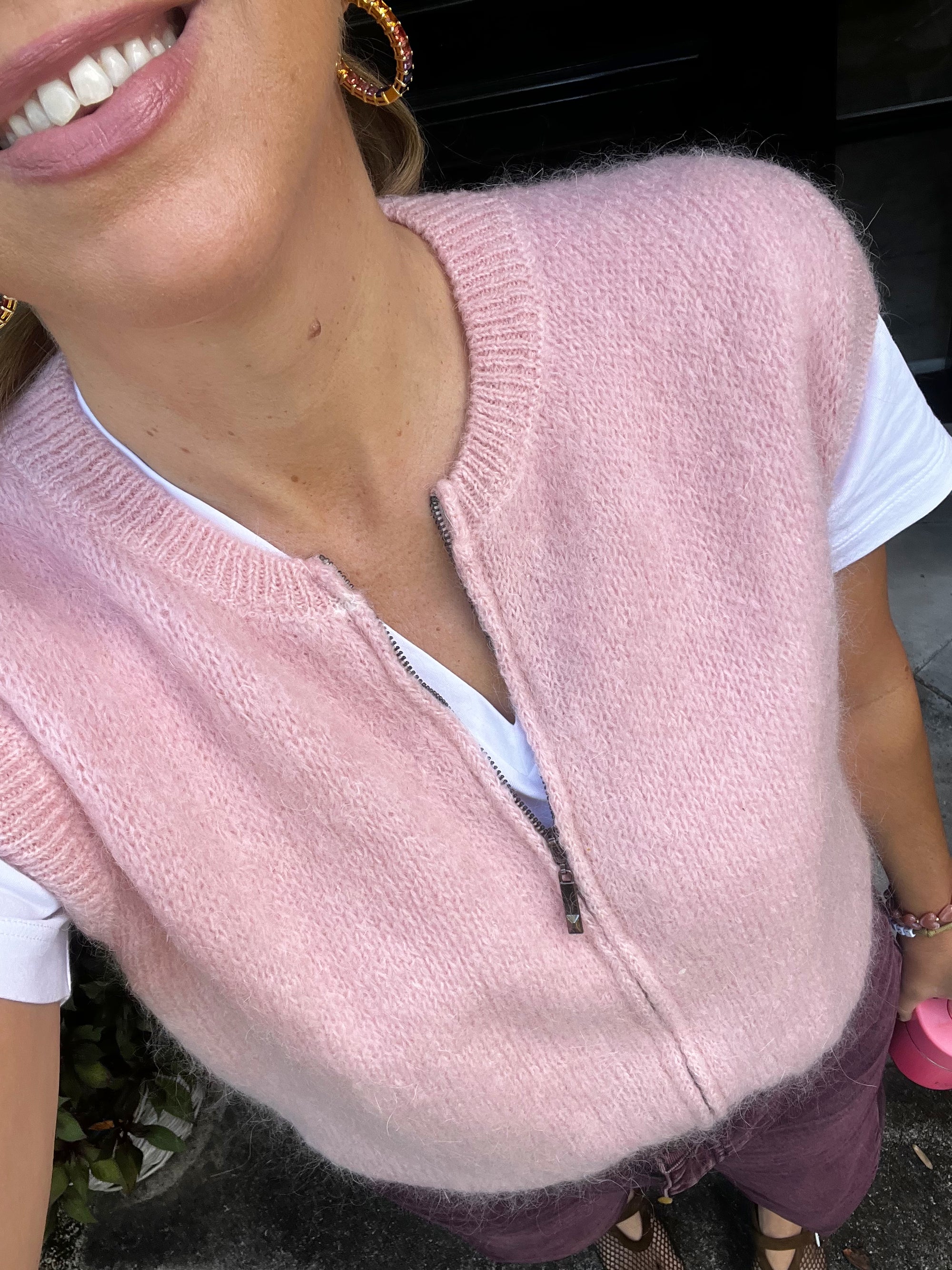 TSM - Celeste mohair vest - pink