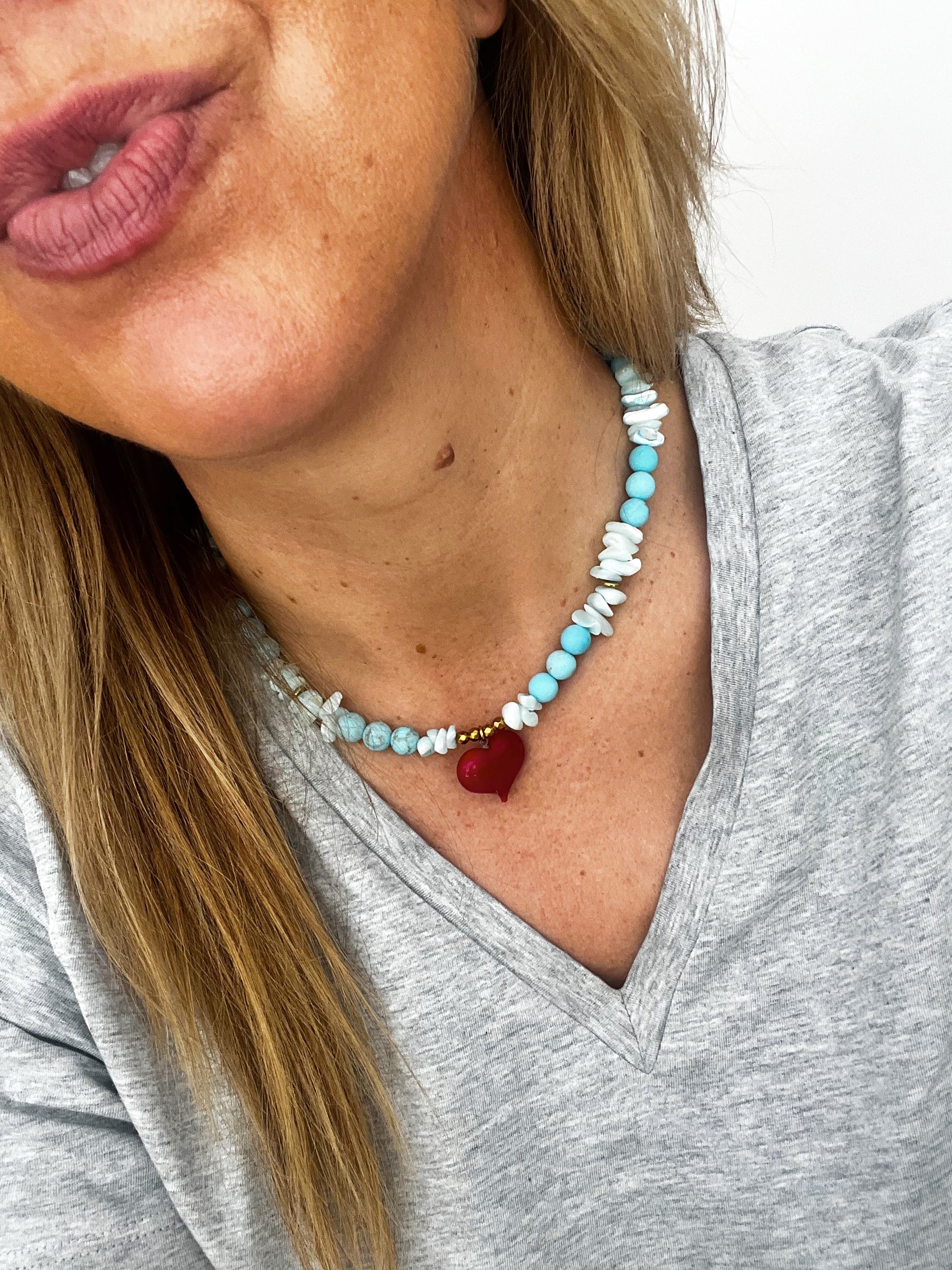 Goupi -  Turquoise necklace