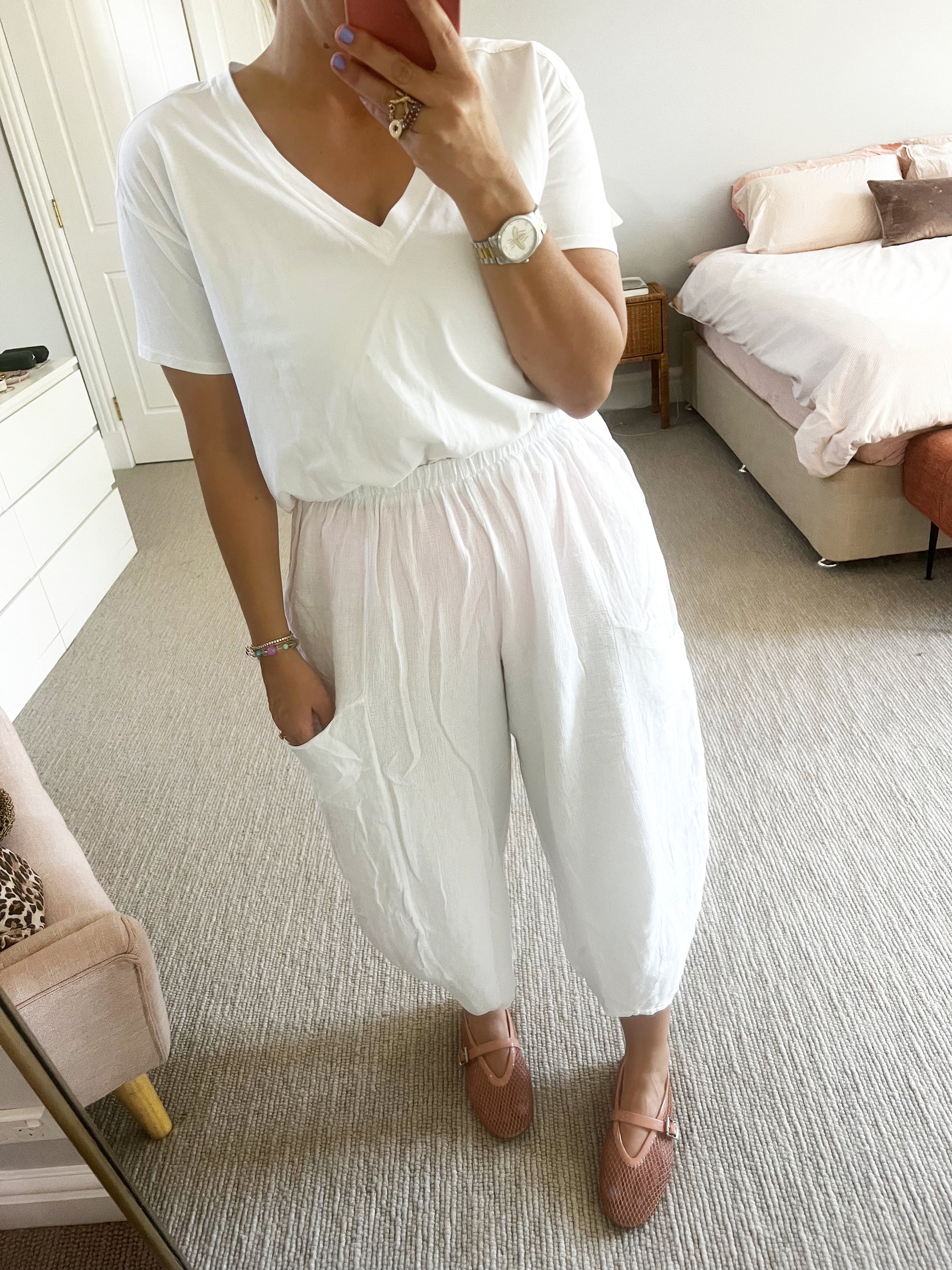 TSM - Anoushka pants - white