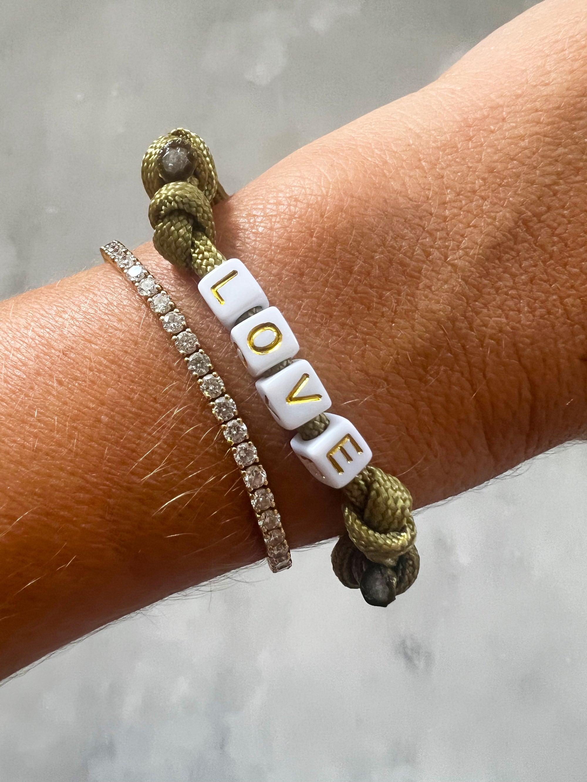 Petite Chou - army green bracelet