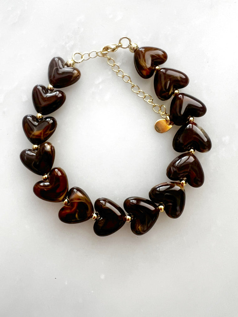 Bazou - Choc hearts bracelet